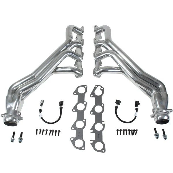 BBK Exhaust Dodge Charger (2006-2008) Challenger 5.7L V8 (2008) 1-3/4 Long Tube Headers - Titanium / Polished Silver - Image 7