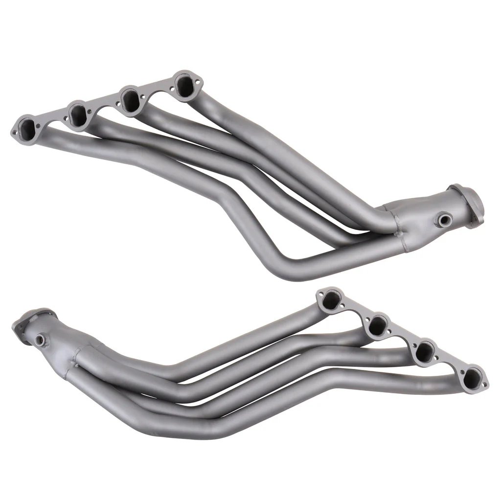 BBK Exhaust Ford Mustang 351 Swap (1986-1993) 1-3/4" Long Tube Headers Titanium / Polished Silver - Image 2