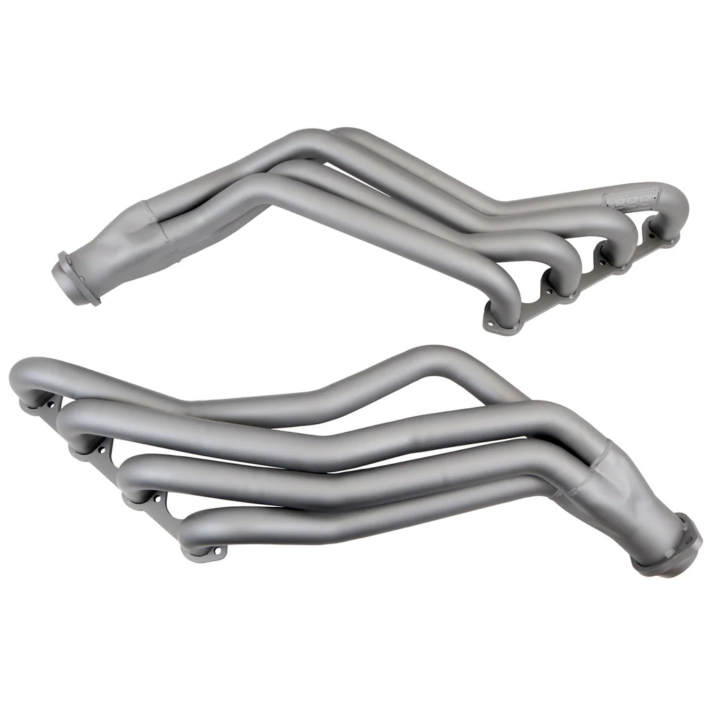 BBK Exhaust Ford Mustang 5.0L (1986-1993) 1-3/4" Long Tube Headers Titanium / Polished Silver - Image 3