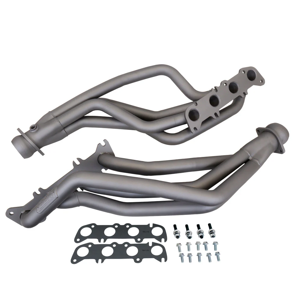 BBK Exhaust Ford Mustang Coyote Swap (1979-2004) 1-3/4" Long Tube Headers Titanium / Polished Silver