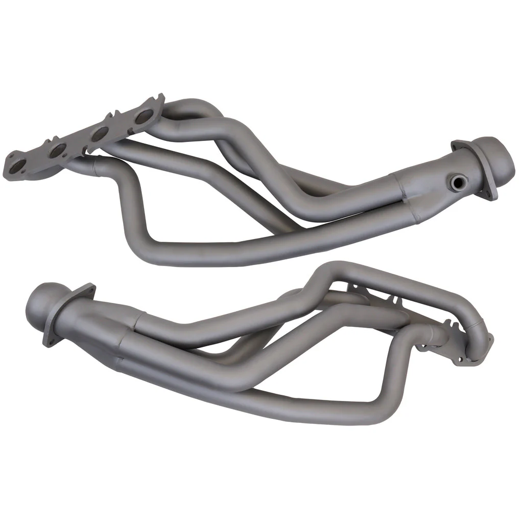BBK Exhaust Ford Mustang Coyote Swap (1979-2004) 1-3/4" Long Tube Headers Titanium / Polished Silver - Image 2