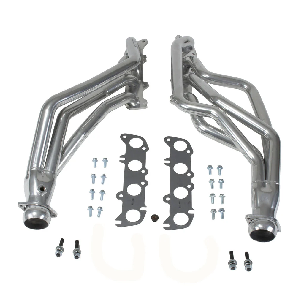 BBK Exhaust Ford Mustang Coyote Swap (1979-2004) 1-3/4" Long Tube Headers Titanium / Polished Silver - Image 4