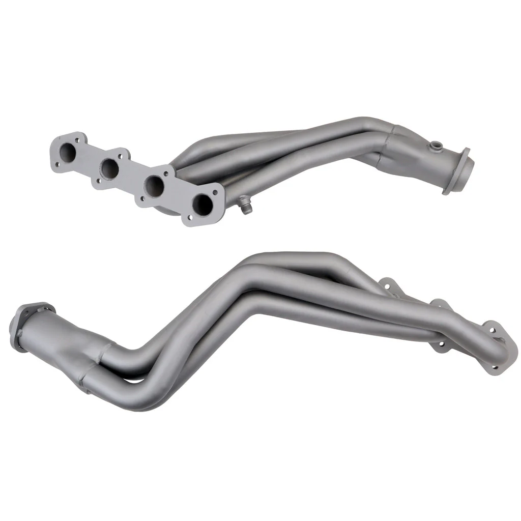 BBK Long Tube Headers Ford Mustang GT SN95 (1996-2004) 1-5/8" Titanium / Polished Silver - Image 2