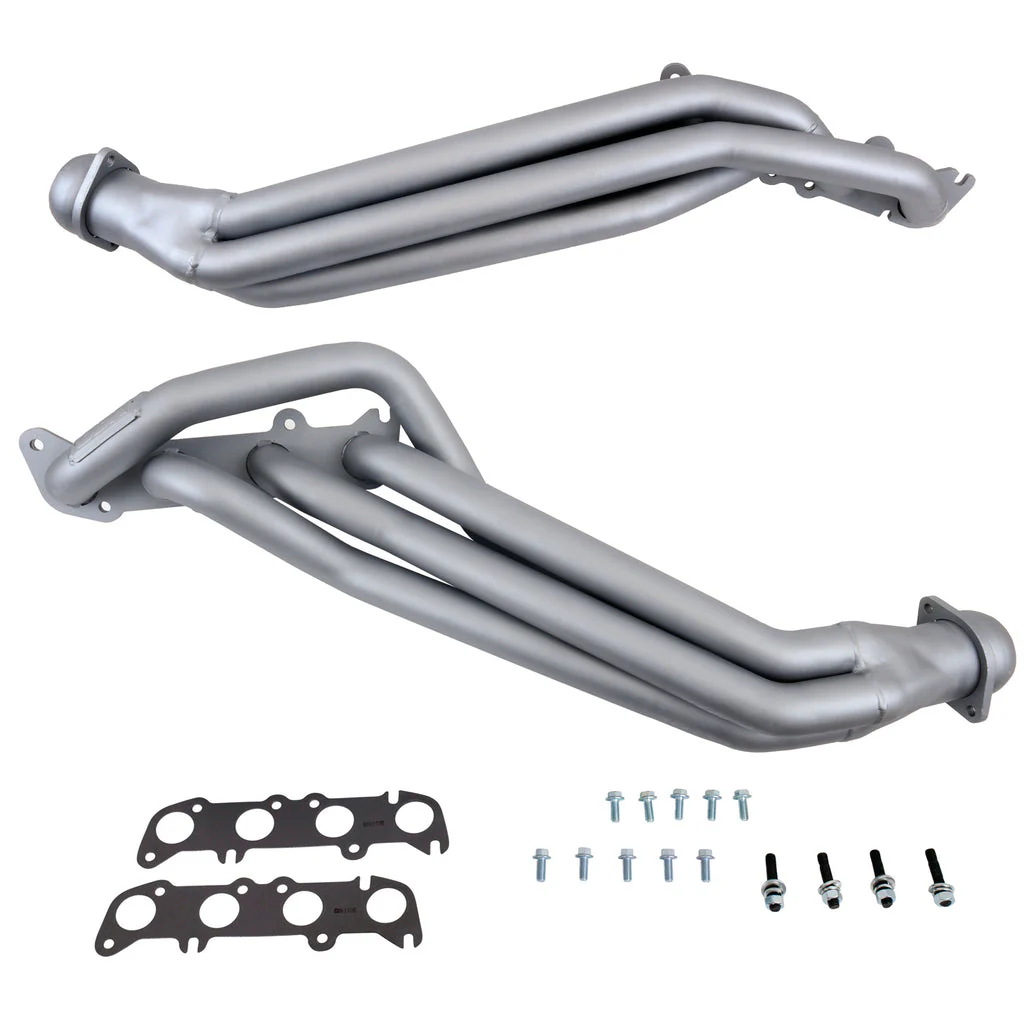 BBK Exhaust Ford Mustang GT (2011-2023) GT350 (2016-2020) 1-7/8" Long Tube Headers - Titanium / Polished Silver