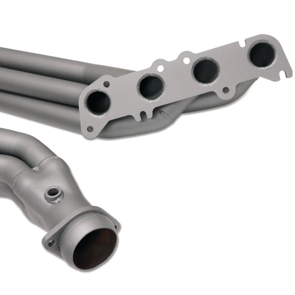 BBK Exhaust Ford Mustang GT (2011-2023) GT350 (2016-2020) 1-7/8" Long Tube Headers - Titanium / Polished Silver - Image 3