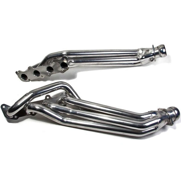 BBK Exhaust Ford Mustang GT (2011-2023) GT350 (2016-2020) 1-7/8" Long Tube Headers - Titanium / Polished Silver - Image 7