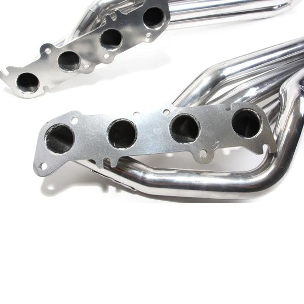 BBK Exhaust Ford Mustang GT (2011-2023) GT350 (2016-2020) 1-7/8" Long Tube Headers - Titanium / Polished Silver - Image 9