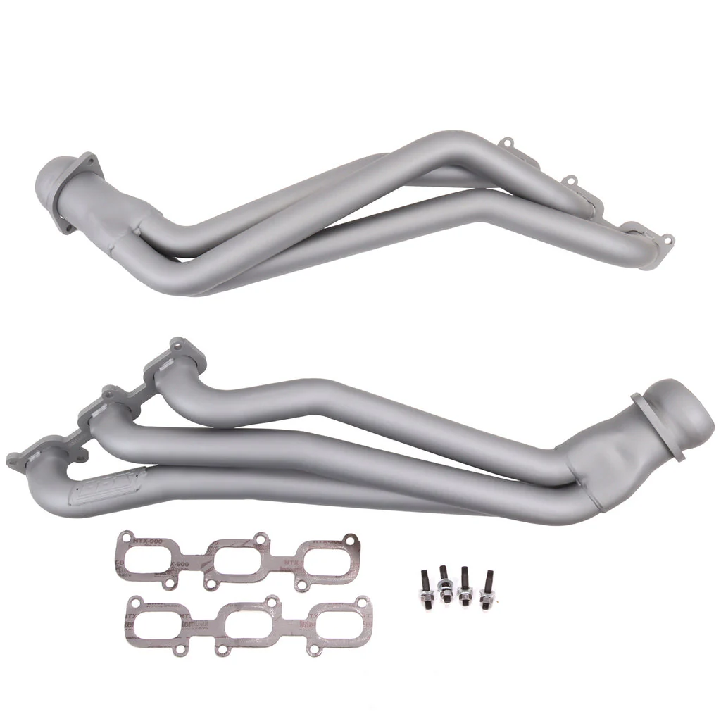 BBK Exhaust Ford Mustang V6 (2011-2017) 1-3/4" Long Tube Headers Titanium / Polished Silver