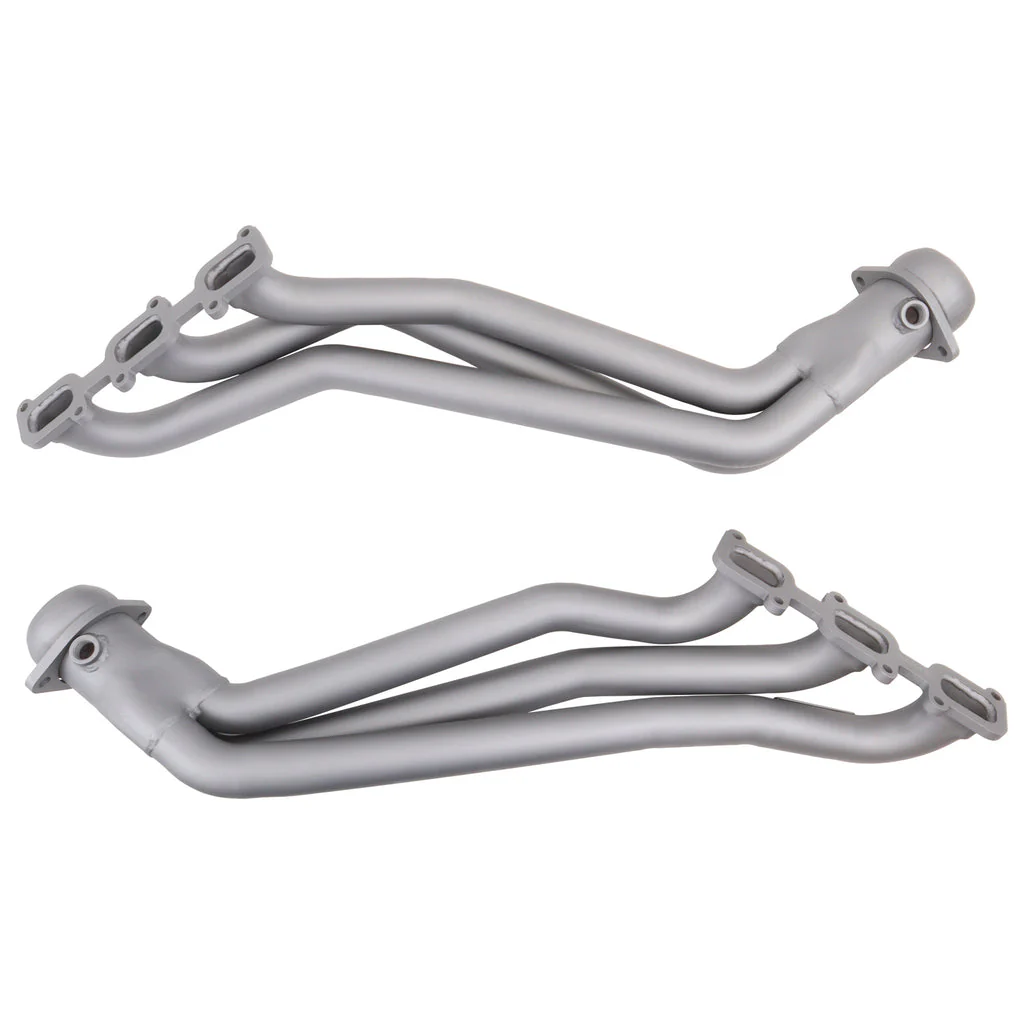 BBK Exhaust Ford Mustang V6 (2011-2017) 1-3/4" Long Tube Headers Titanium / Polished Silver - Image 2