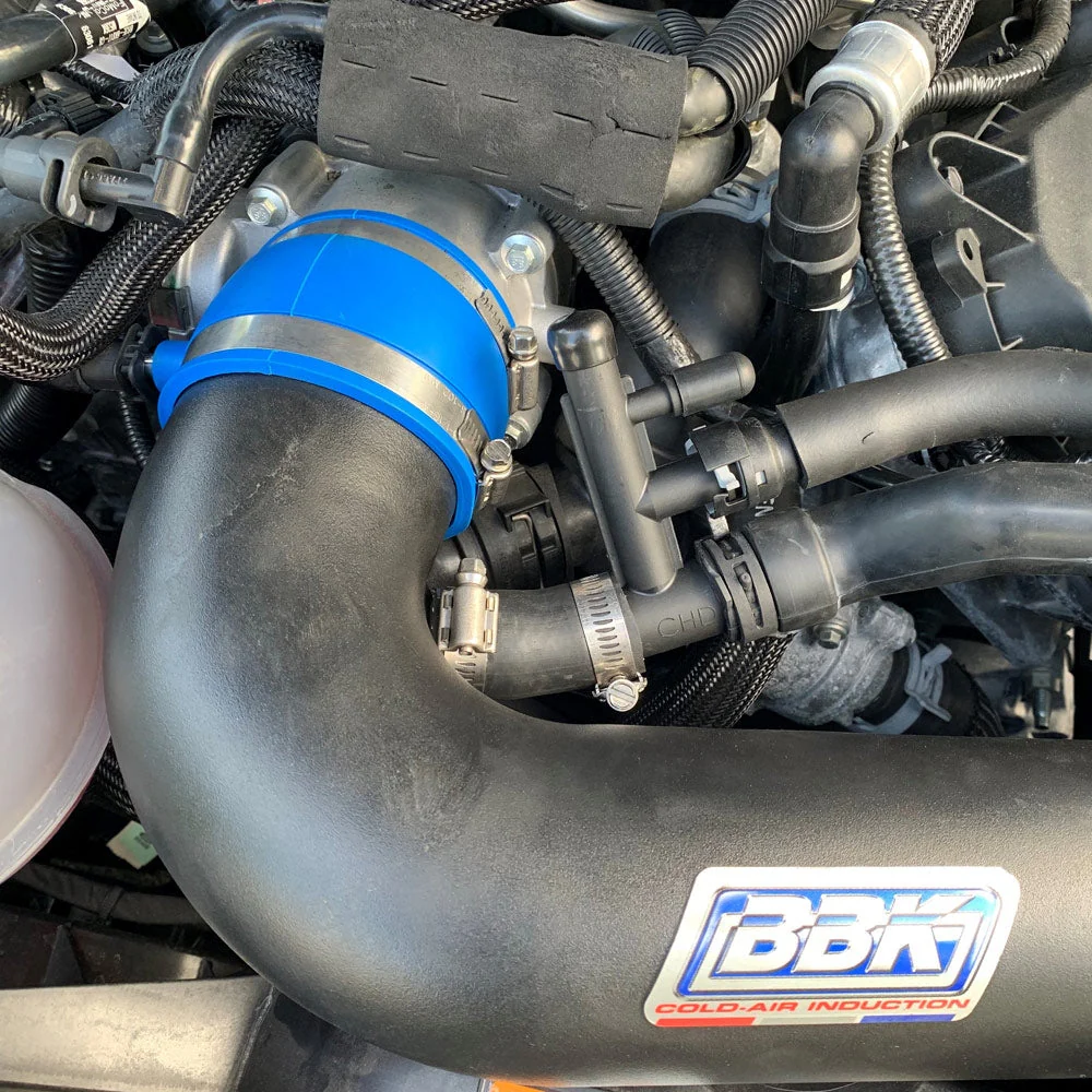 BBK Air Intake Kit Ford Mustang GT 5.0 (2015-2017) Powder Coated Chrome / Blackout - Image 8