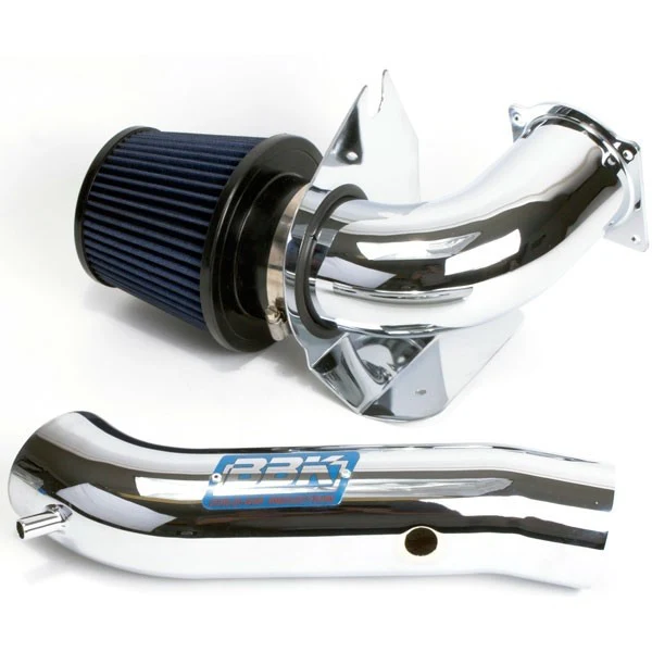 BBK Cold Air Intake Kit Ford Mustang 3.8L V6 (99-04) Fenderwell Style Chrome or Blackout