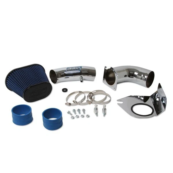 BBK Cold Air Intake Kit Ford Mustang / SVT Cobra 5.0 V8 SN95 (94-95) Fenderwell Style Chrome or Blackout - Image 2