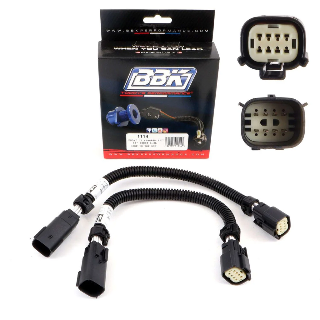BBK O2 Extensions Dodge Charger/Challenger Hellcat (2015-2024) 6-Pin Front 12in - 1114