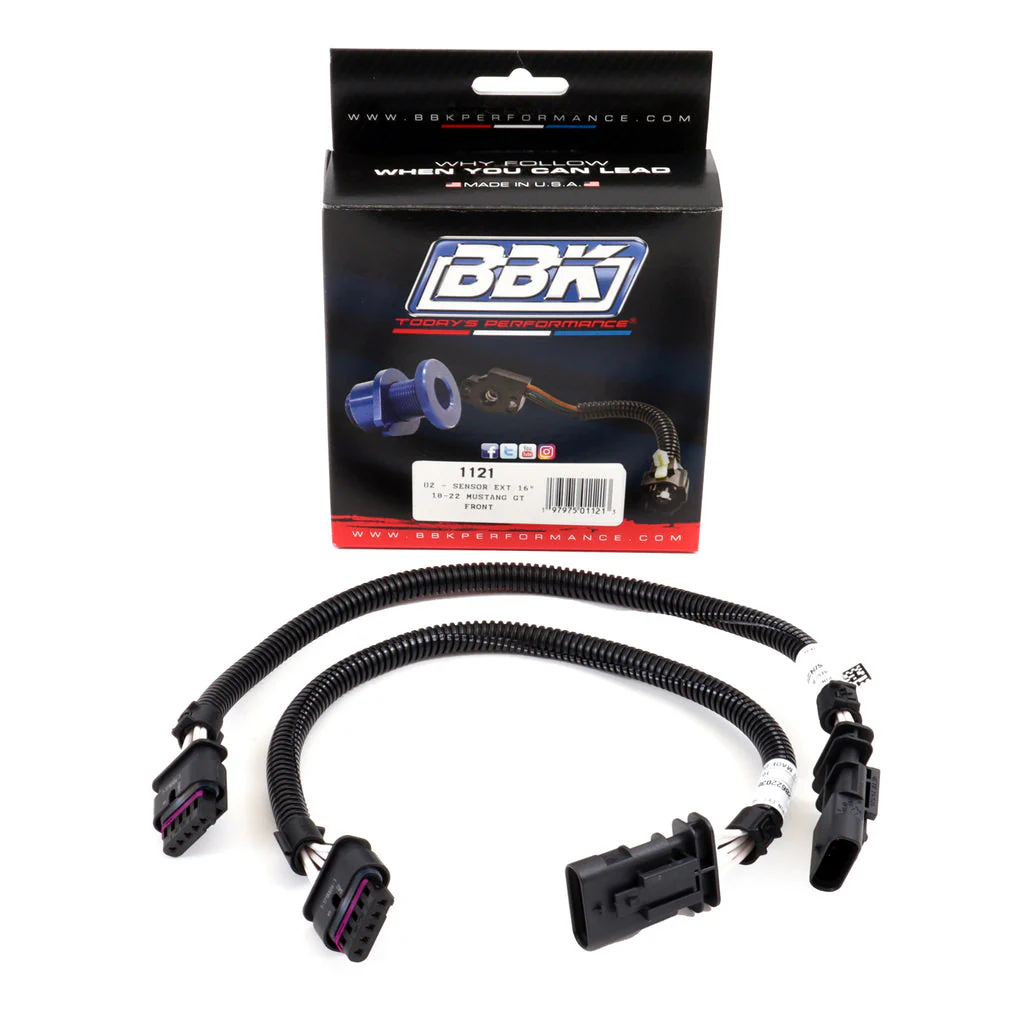 BBK O2 Extensions Ford Mustang GT (2018-2024) Front/Rear 16inch - 1121
