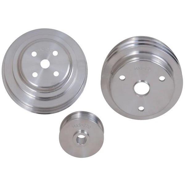 BBK Underdrive Pulleys Chevy Camaro / Monte Carlo V8 (1985-1987) Billet Aluminum - 1598 - Image 3