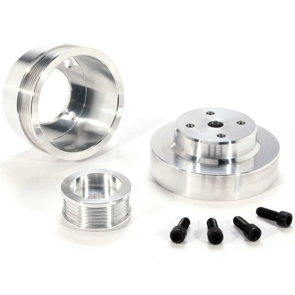 BBK Underdrive Pulleys Ford Mustang 5.0 (1986-1995) Billet Aluminum - Image 2