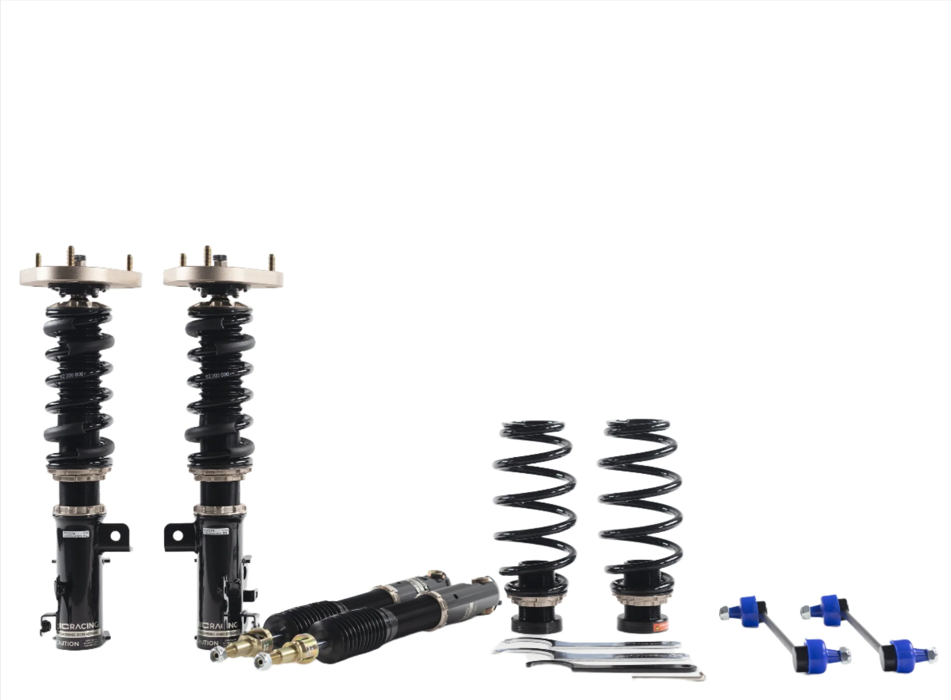 BC Racing Coilovers Toyota Corolla LE Torsion Beam Rear (2023-2025) w/ Front Camber Plates C-208