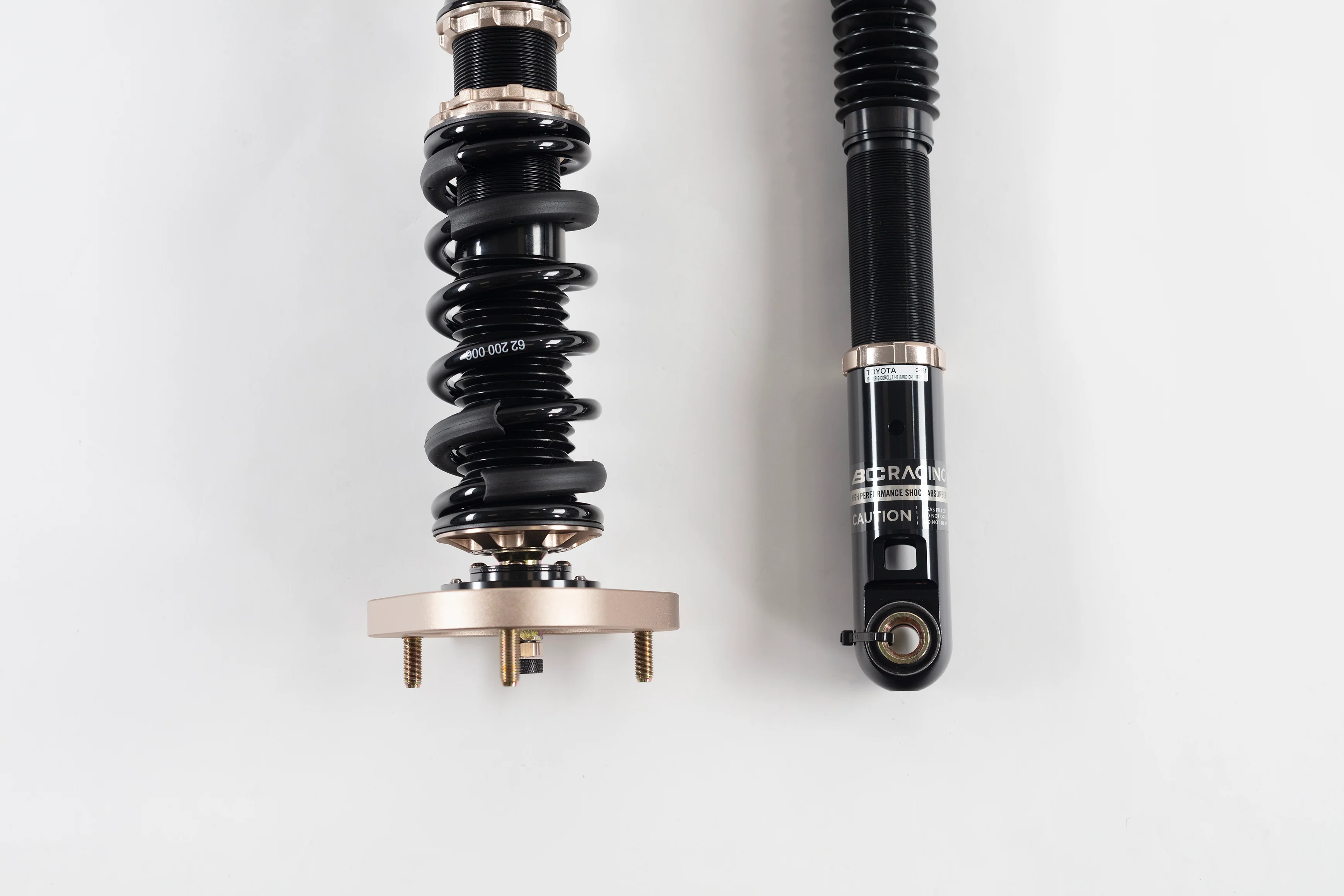 BC Racing Coilovers Toyota Corolla LE Torsion Beam Rear (2023-2025) w/ Front Camber Plates C-208 - Image 2