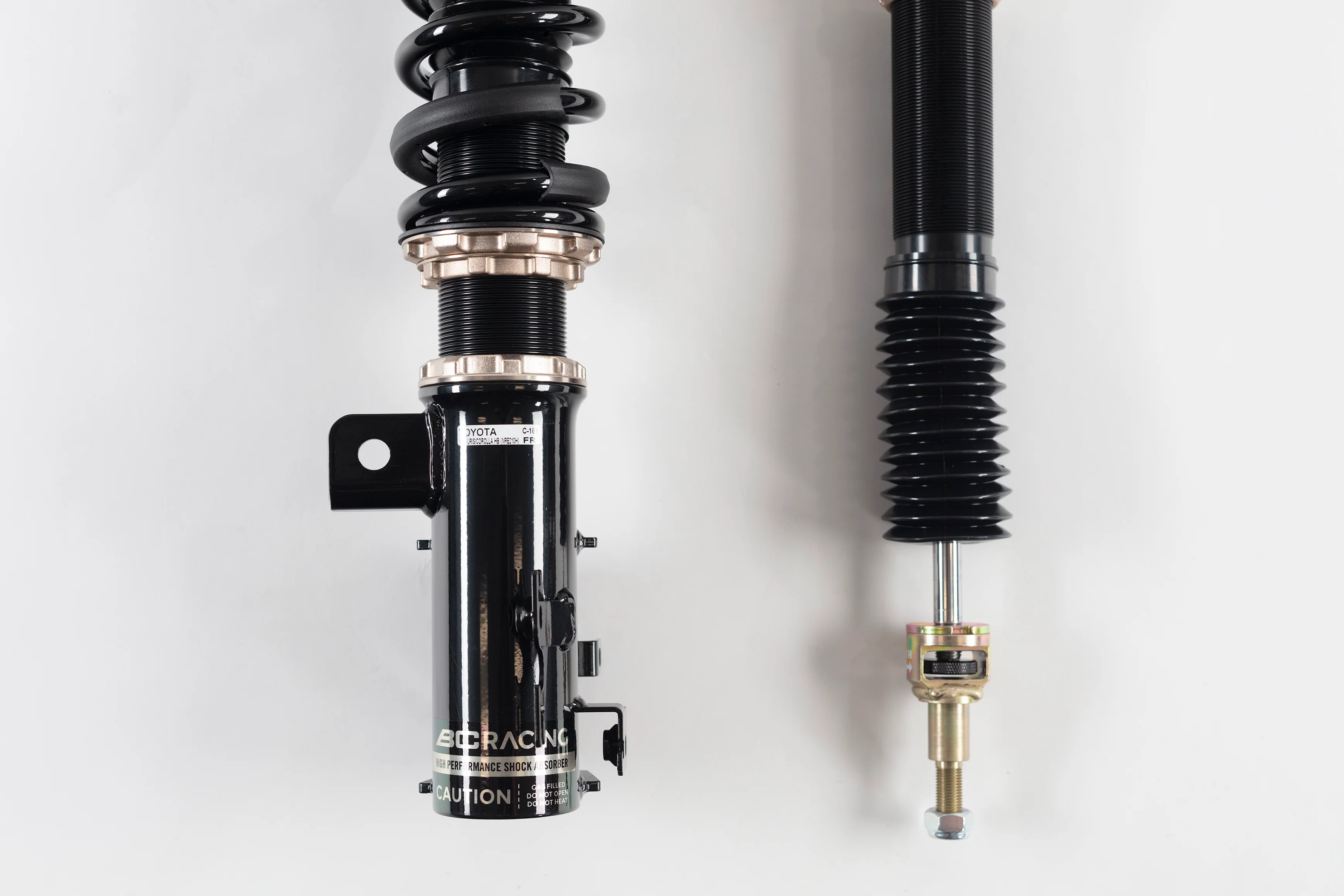 BC Racing Coilovers Toyota Corolla LE Torsion Beam Rear (2023-2025) w/ Front Camber Plates C-208 - Image 3