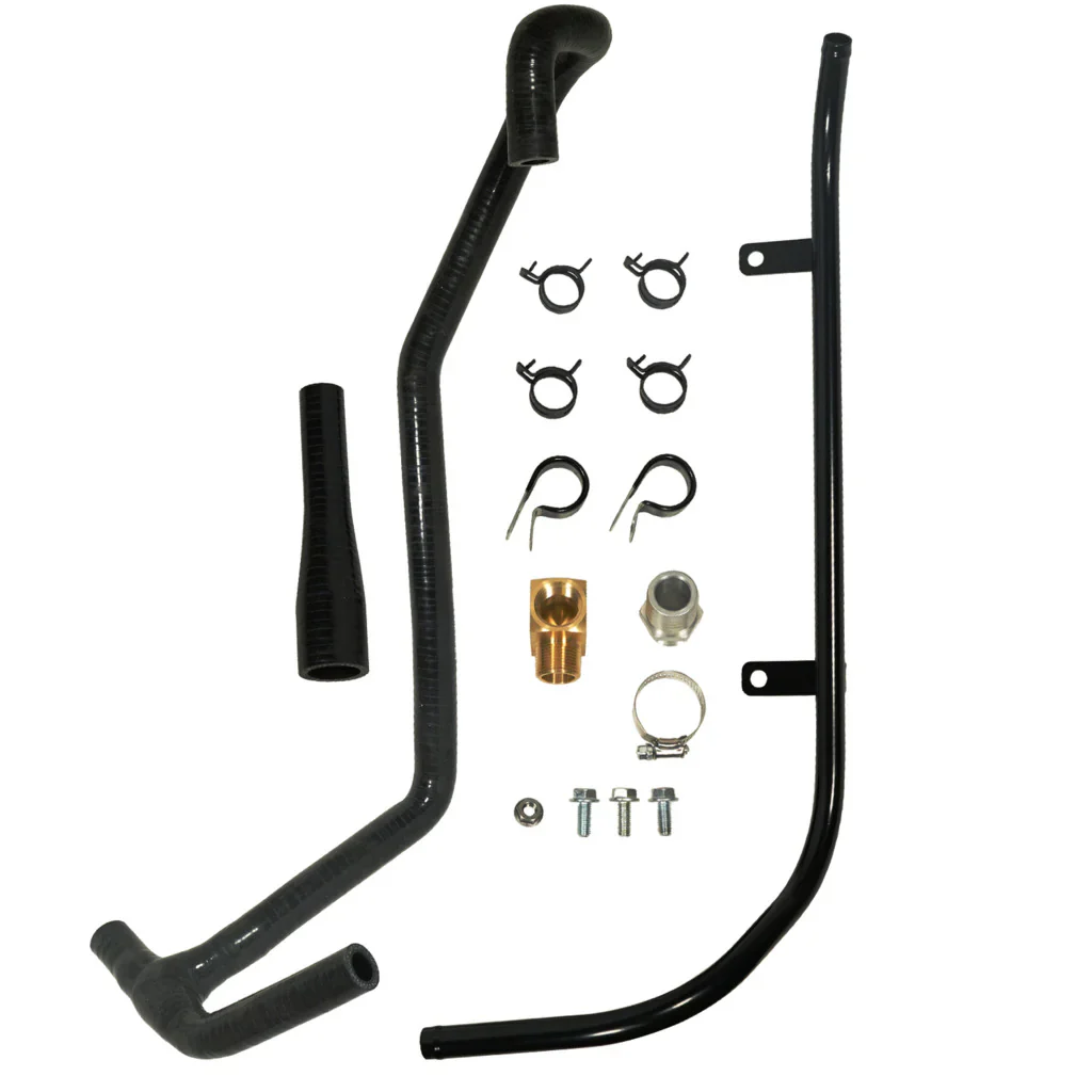 BD Diesel Coolant Tube Relocation Kit Dodge Cummins 5.9L (03-05) Howler Turbo - 1047137 - Image 2