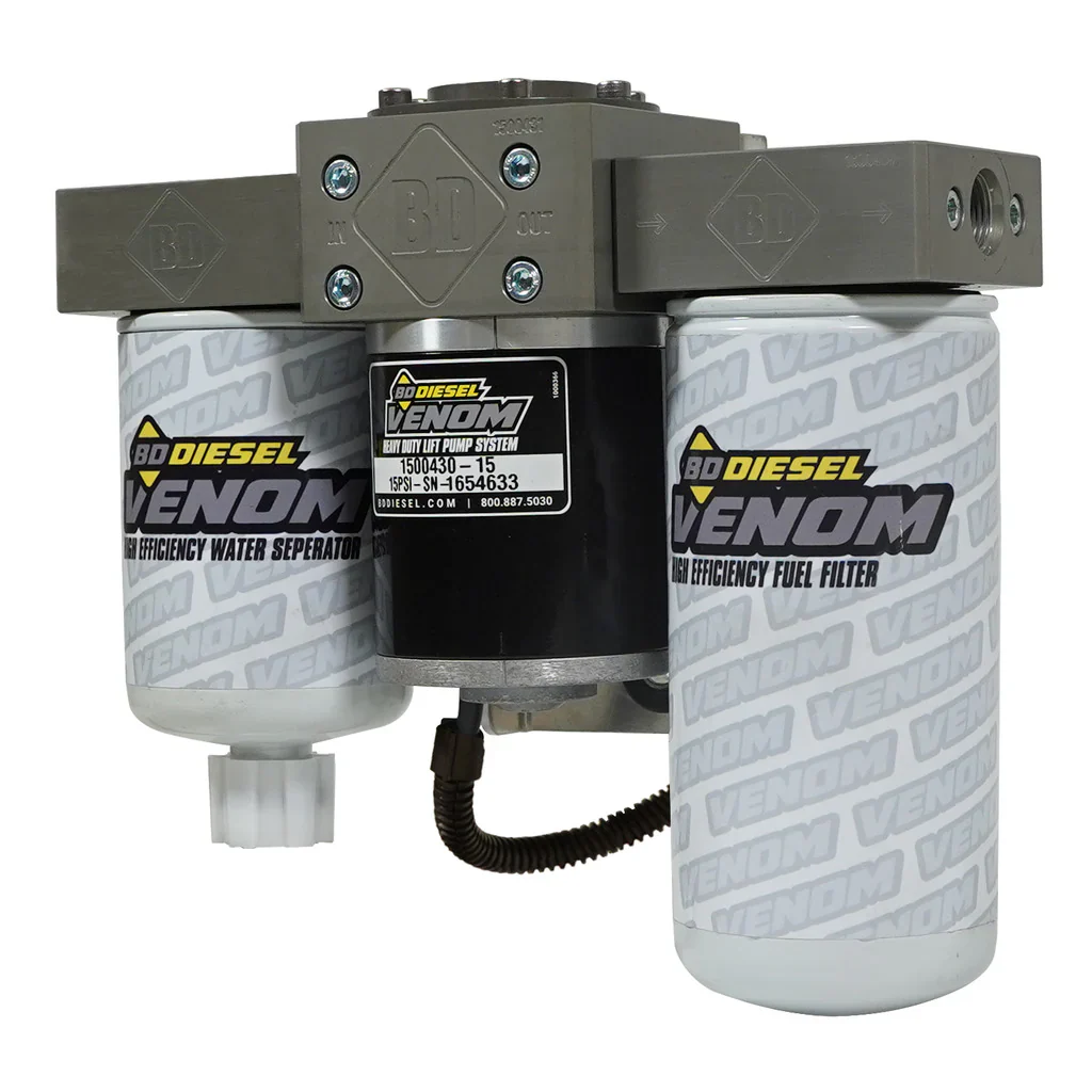 BD Diesel Venom Fuel Lift Pump Dodge Cummins 5.9L (03-04.5) w/ Filter & Separator - 1050335 - Image 2