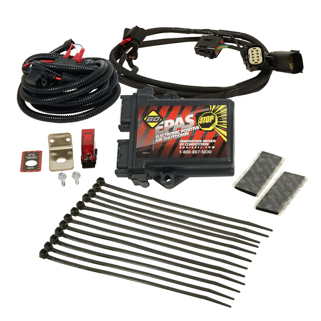 BD Diesel Electronic Positive Air Shutdown Chevy Silverado 6.6L V8 L5P Duramax (17-24) 1036761