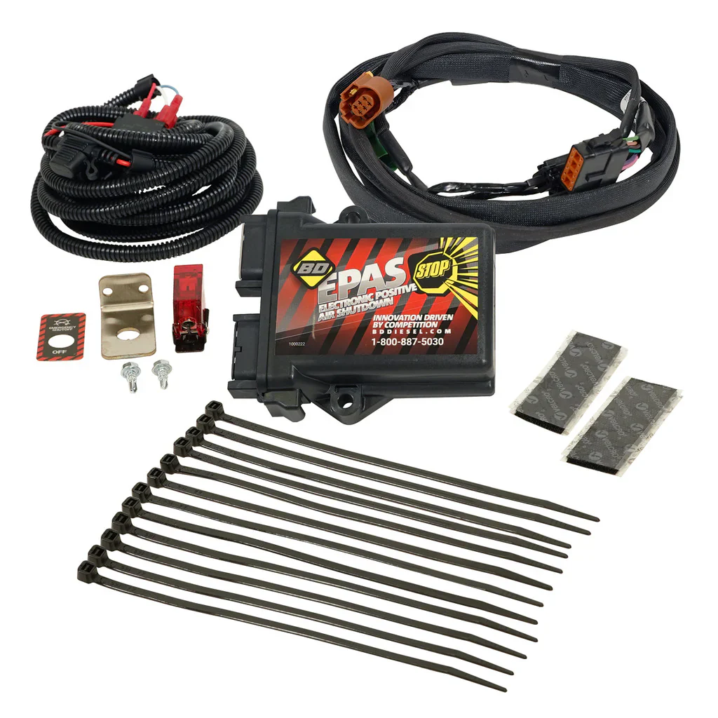 BD Diesel Electronic Positive Air Shutdown Ford F250 / F350 / F450 / F550 Super Duty 6.7L (11-19) 1036755