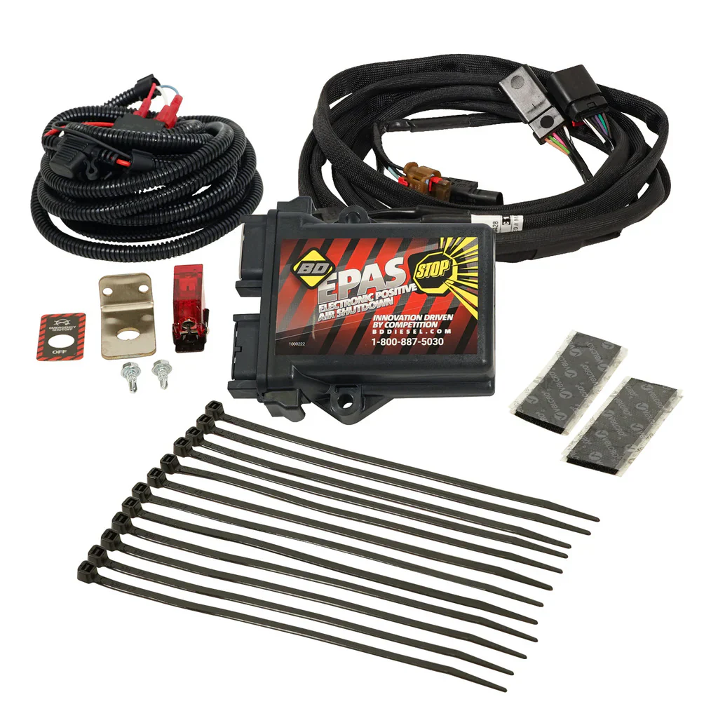 BD Diesel Electronic Positive Air Shutdown Ford F250 / F350 / F450 / F550 Super Duty 6.7L (20-24) 1036757