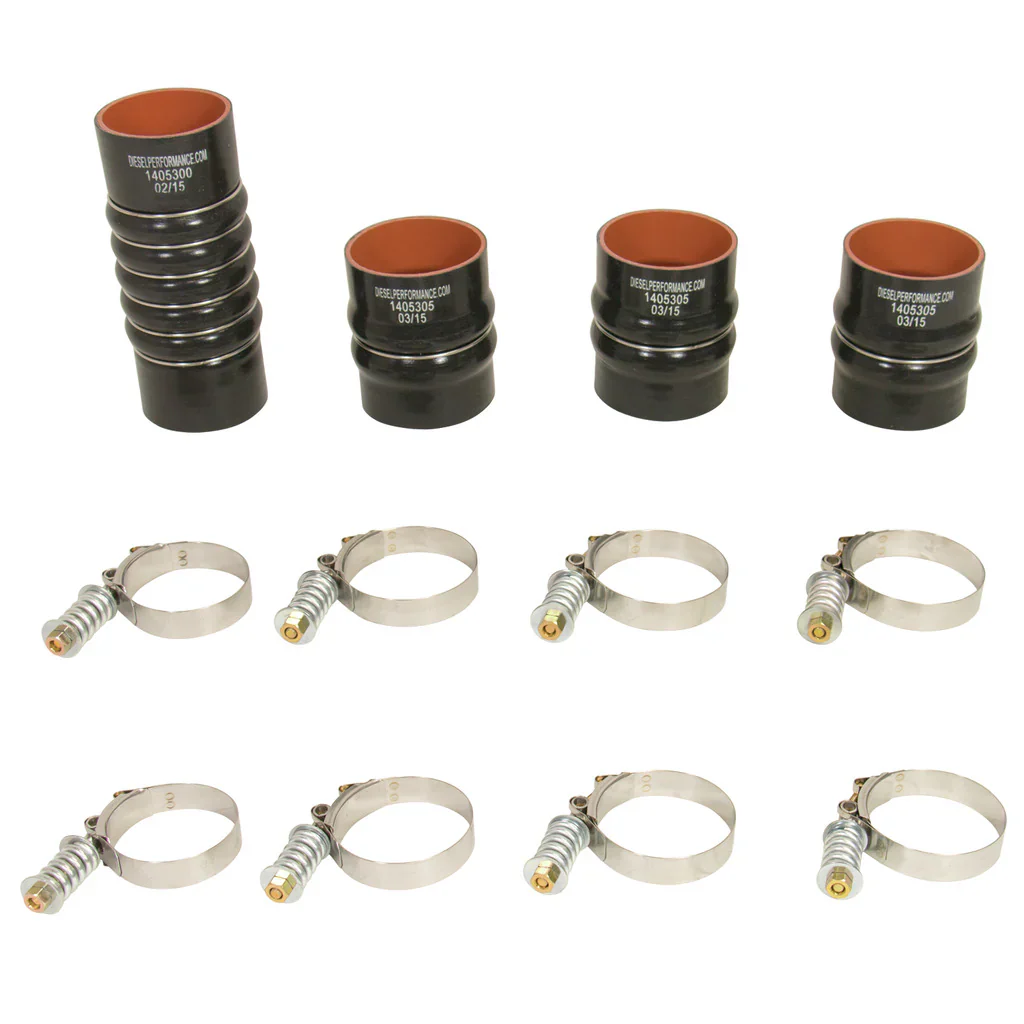BD Diesel Intercooler Hose & Clamp Kit Dodge Ram 5.9L Cummins (2003-2007) 1045215