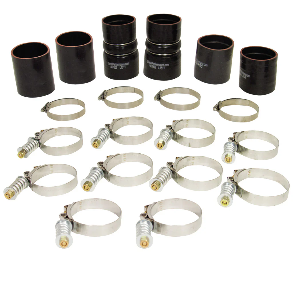 BD Diesel Intercooler Hose & Clamp Kit Ford Excursion 7.3L Power Stroke (99.5-03) 1047030