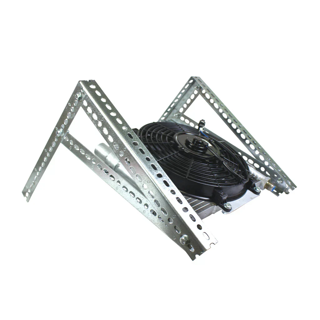 BD Xtrude Transmission Cooler Ford F250 / F350 Super Duty (03-16) Complete Kit 1/2 Lines w/ Fan - 1030606-1/2 - Image 2