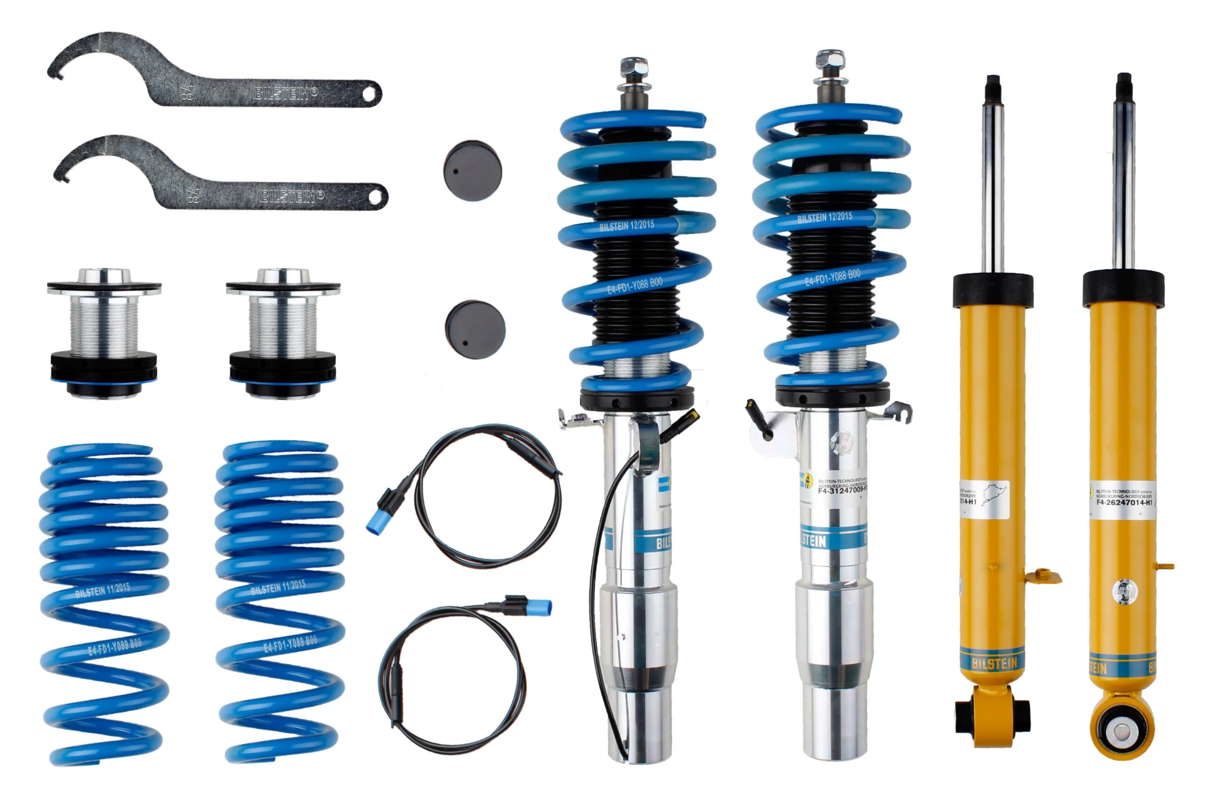 Bilstein B16 Coilovers BMW M3 F80 (2015-2018) [DampTronic] Front and Rear Kit - 49-246988