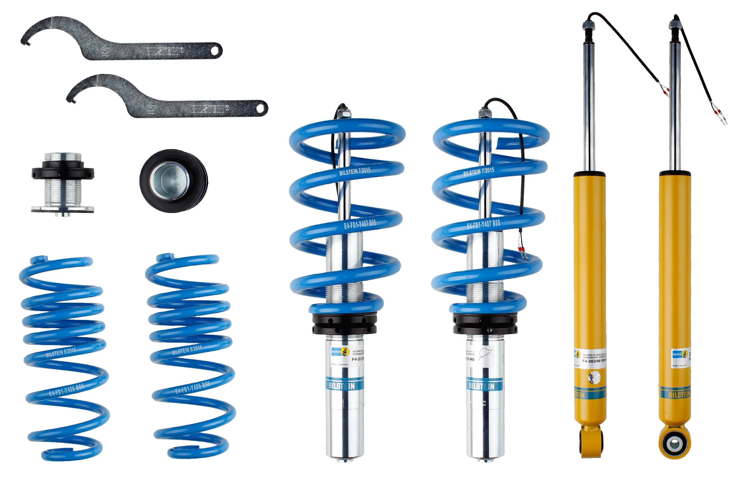 Bilstein B16 Coilovers Porsche Macan (2015-2021) [DampTronic] Front and Rear Kit - 49-246179