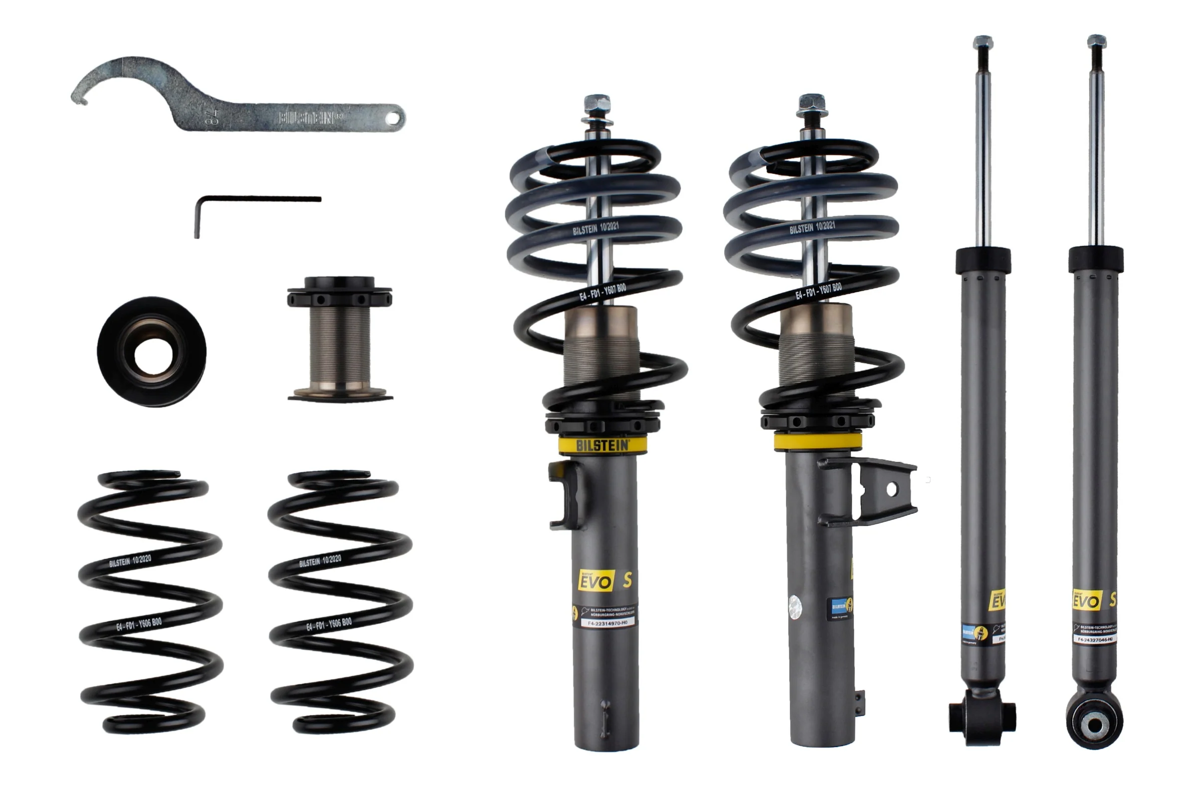 Bilstein EVO S Coilovers VW e-Golf (2015-2019) Front & Rear Kit - 47-327030
