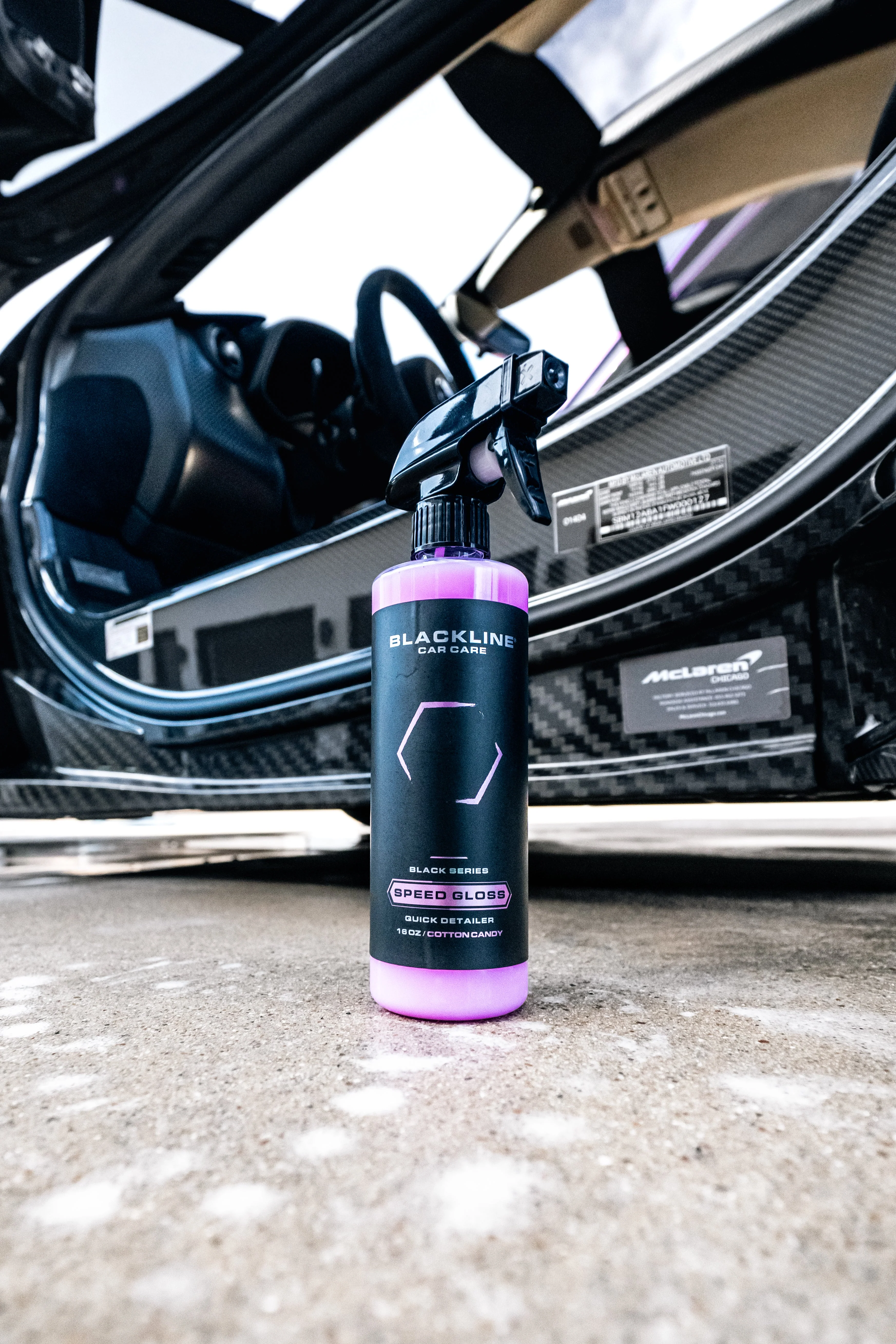 BLACKLINE Speed Gloss Quick Detailer - High-Shine SiO2 Infused Ceramic Spray 16oz - Image 2