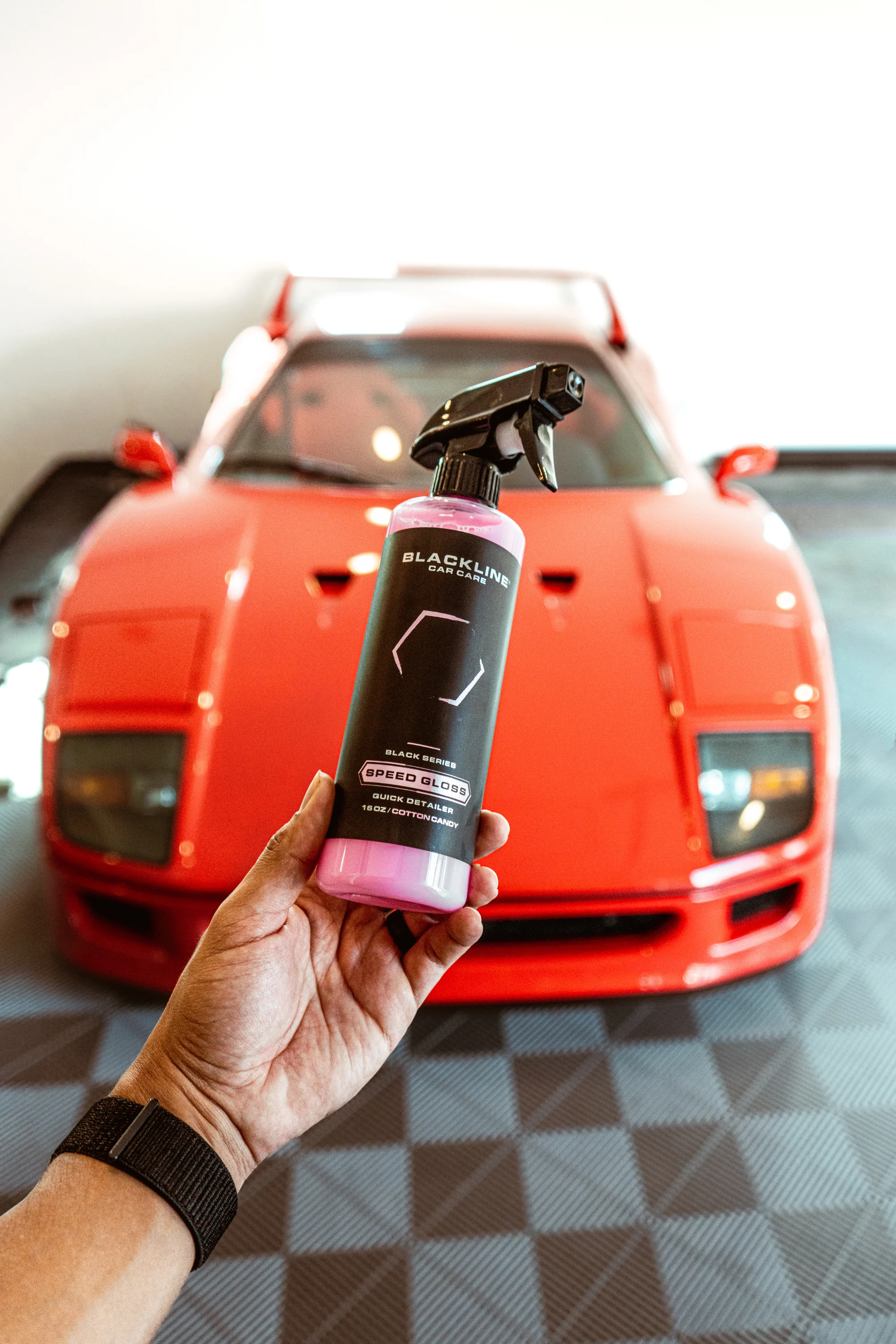 BLACKLINE Speed Gloss Quick Detailer - High-Shine SiO2 Infused Ceramic Spray 16oz - Image 5