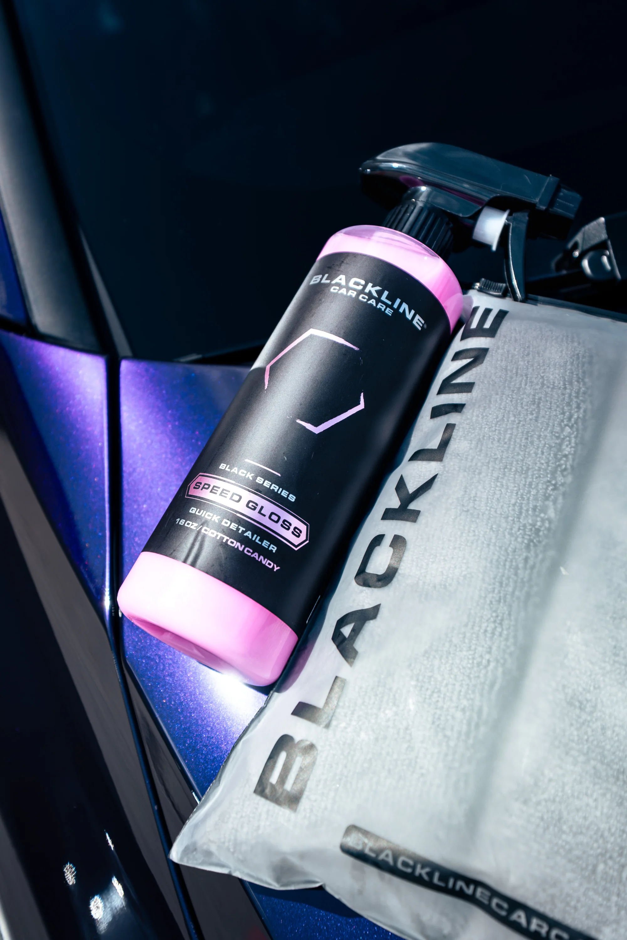 BLACKLINE Speed Gloss Quick Detailer - High-Shine SiO2 Infused Ceramic Spray 16oz - Image 7