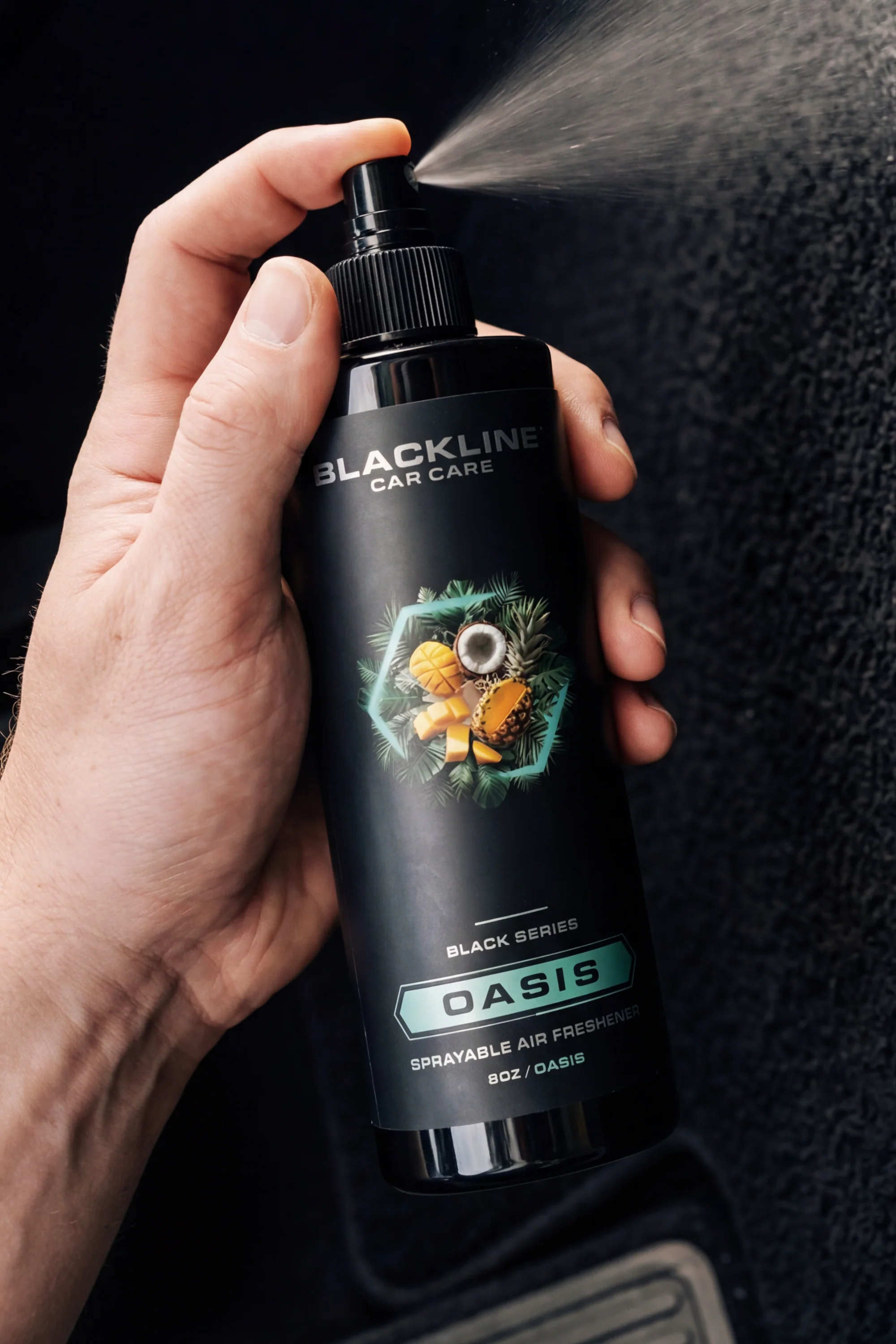 Car Air Freshener Spray – Long Lasting Odor Eliminator for Cars & Trucks | BLACKLINE® 8oz - Image 6
