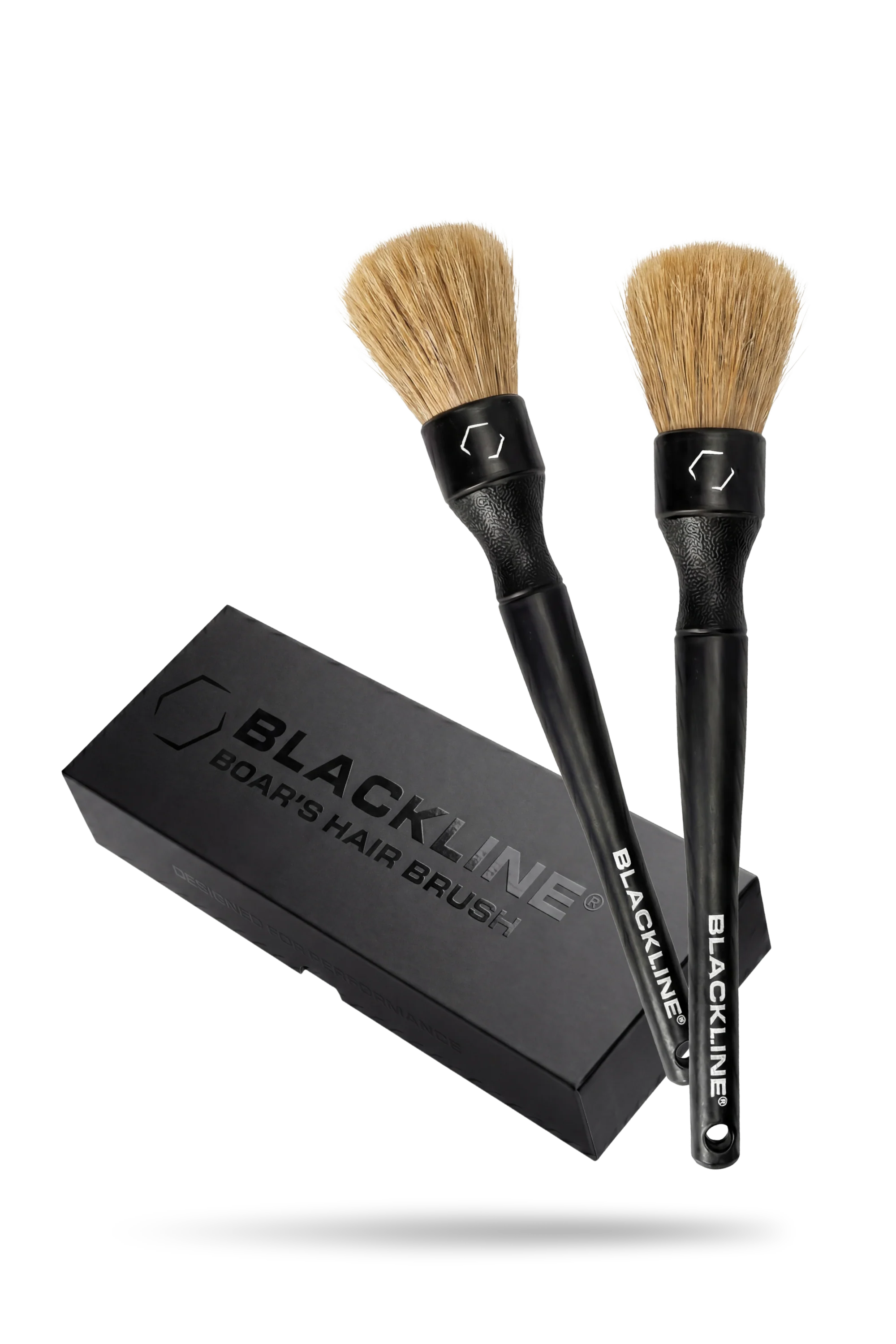 BLACKLINE® Boar's Hair Detail Brush Set - Scratch-Free Detailing