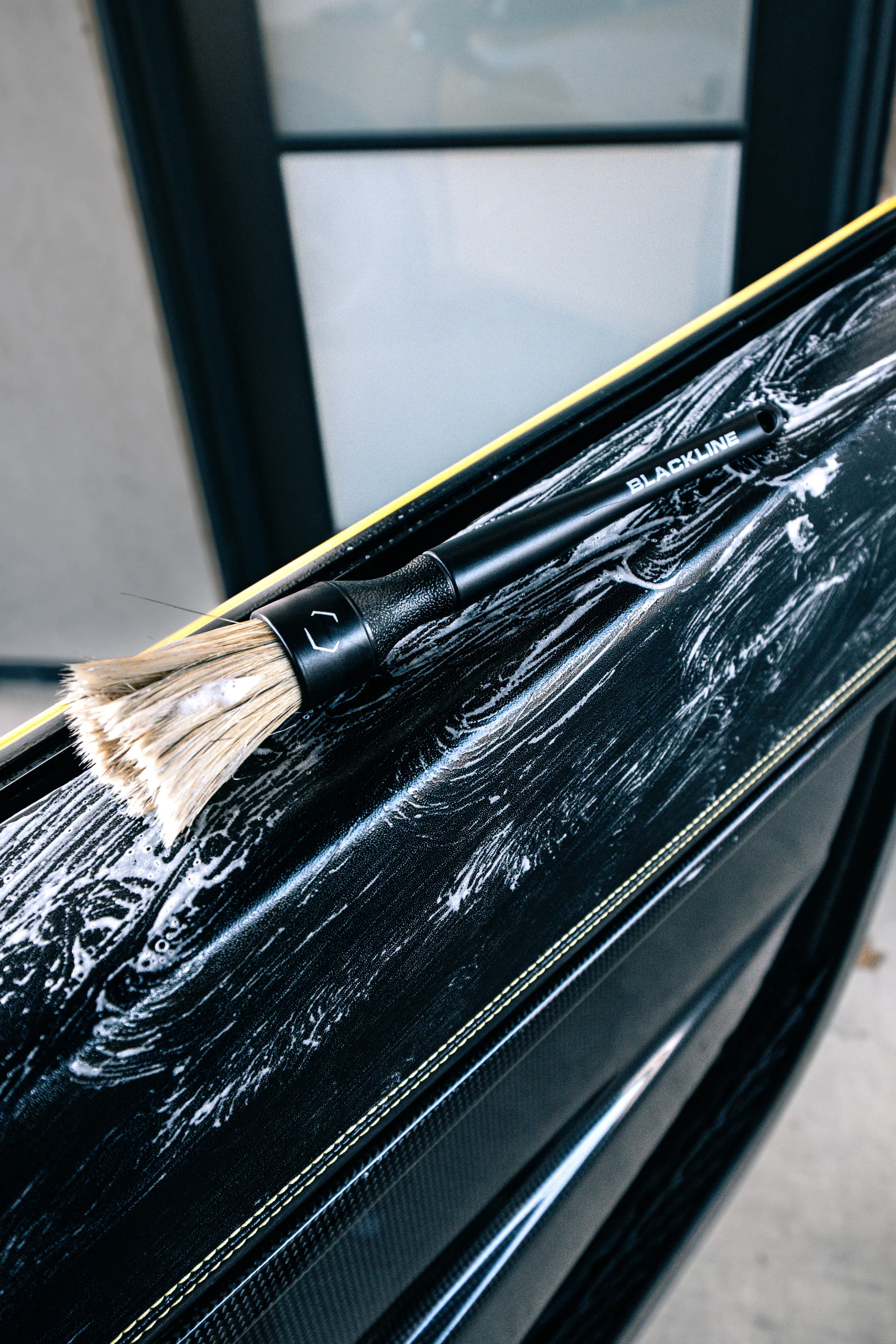 BLACKLINE® Boar's Hair Detail Brush Set - Scratch-Free Detailing - Image 3