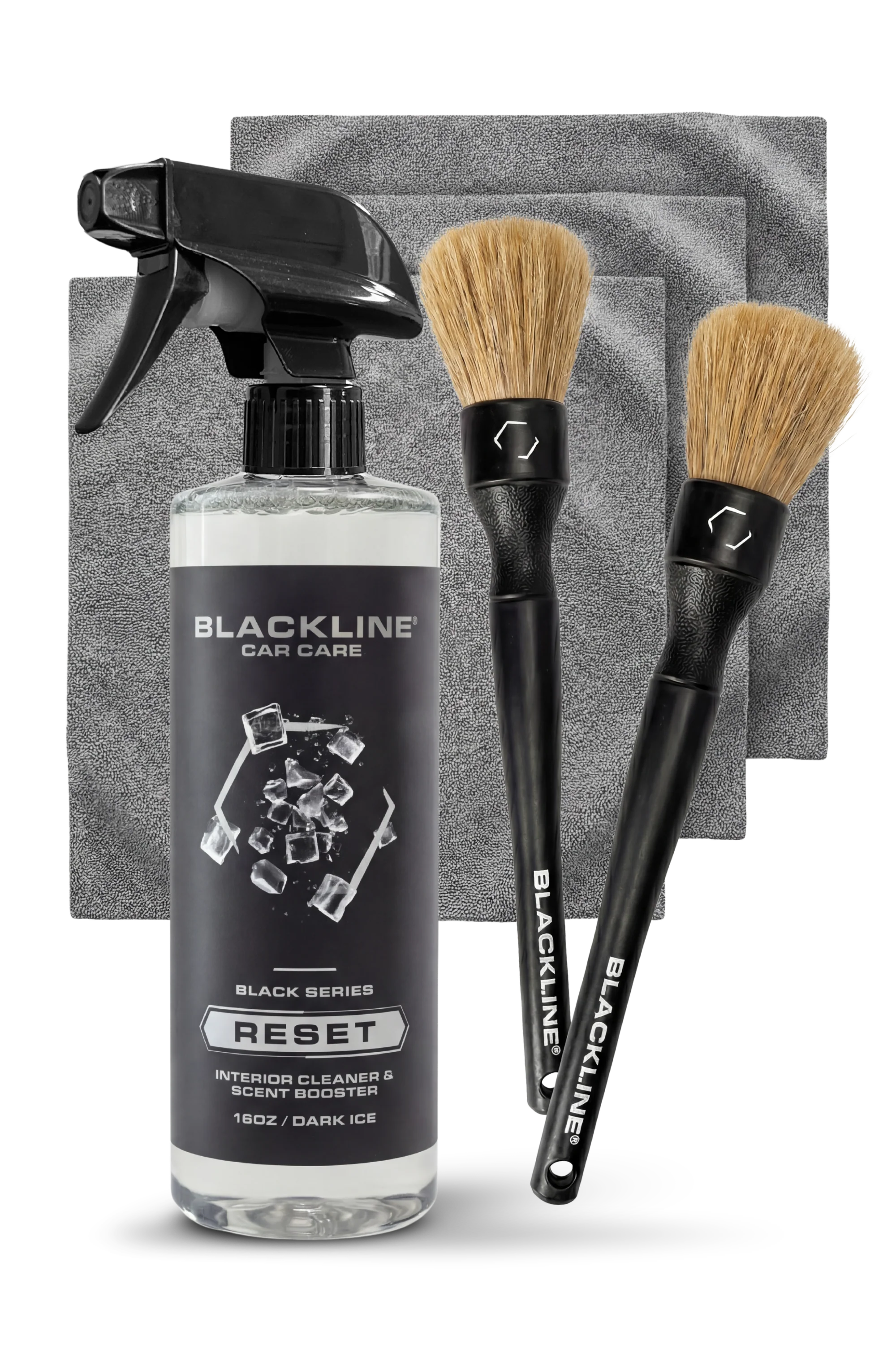 BLACKLINE® Boar's Hair Detail Brush Set - Scratch-Free Detailing - Image 8