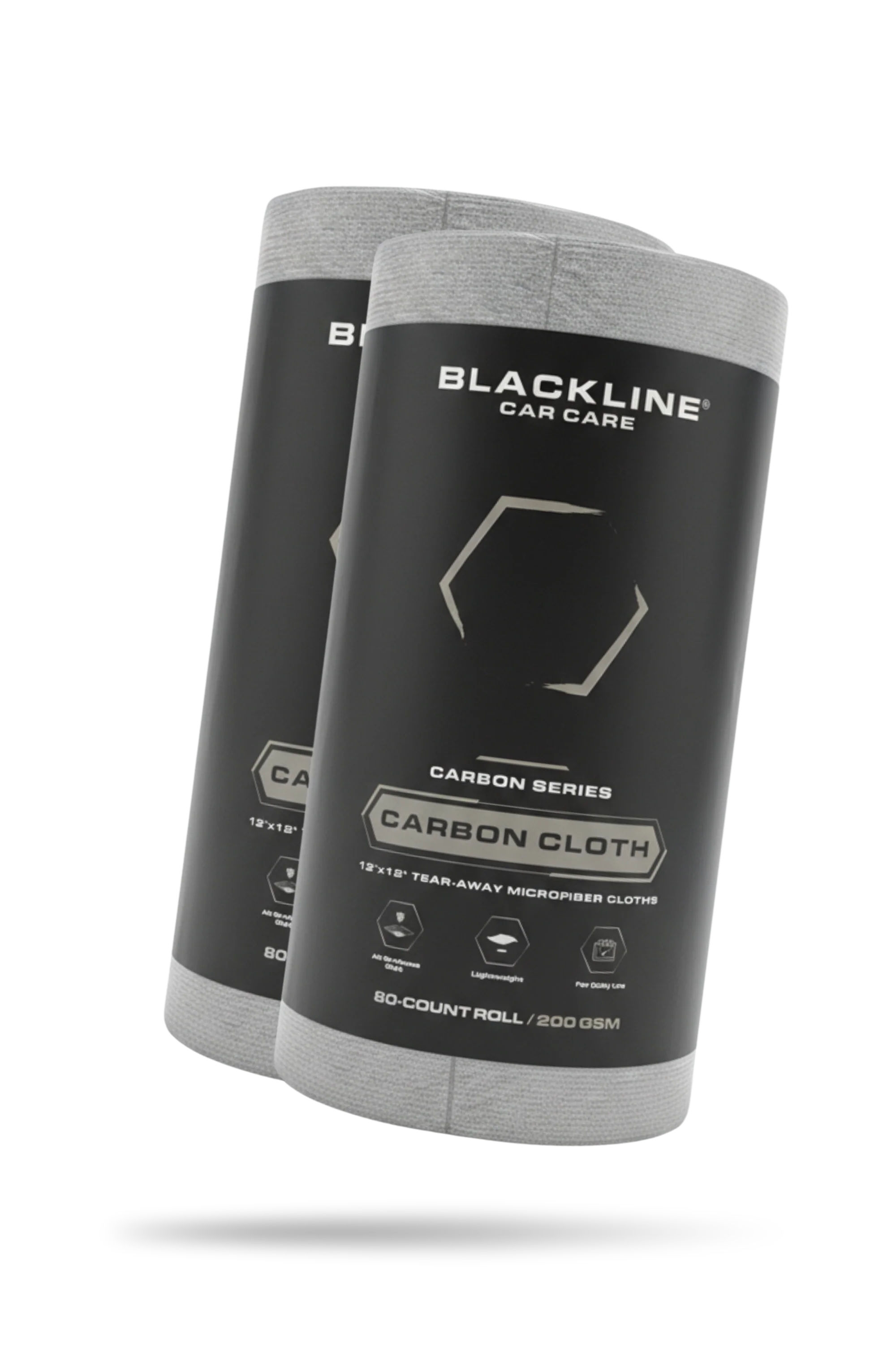 BLACKLINE® Carbon Cloth Twisted Loop Microfiber Car Drying Towel - 1300 GSM Ultra Absorbent - Image 7