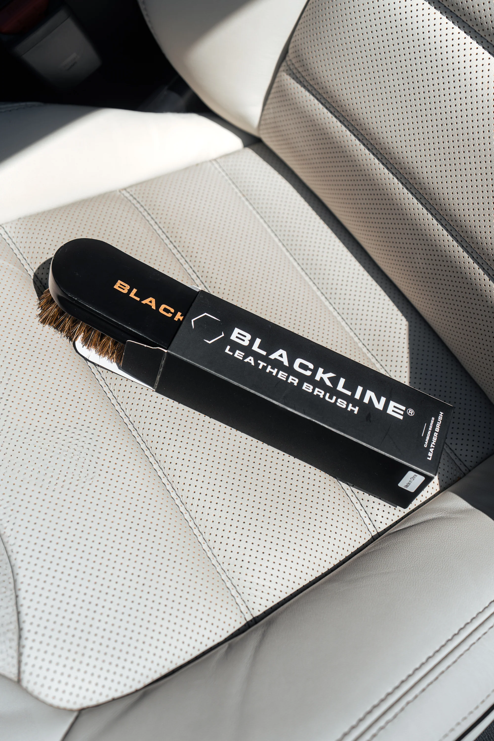 Leather Brush – Soft Leather Cleaning Brush for Car Seats & Interiors | BLACKLINE® - Image 3