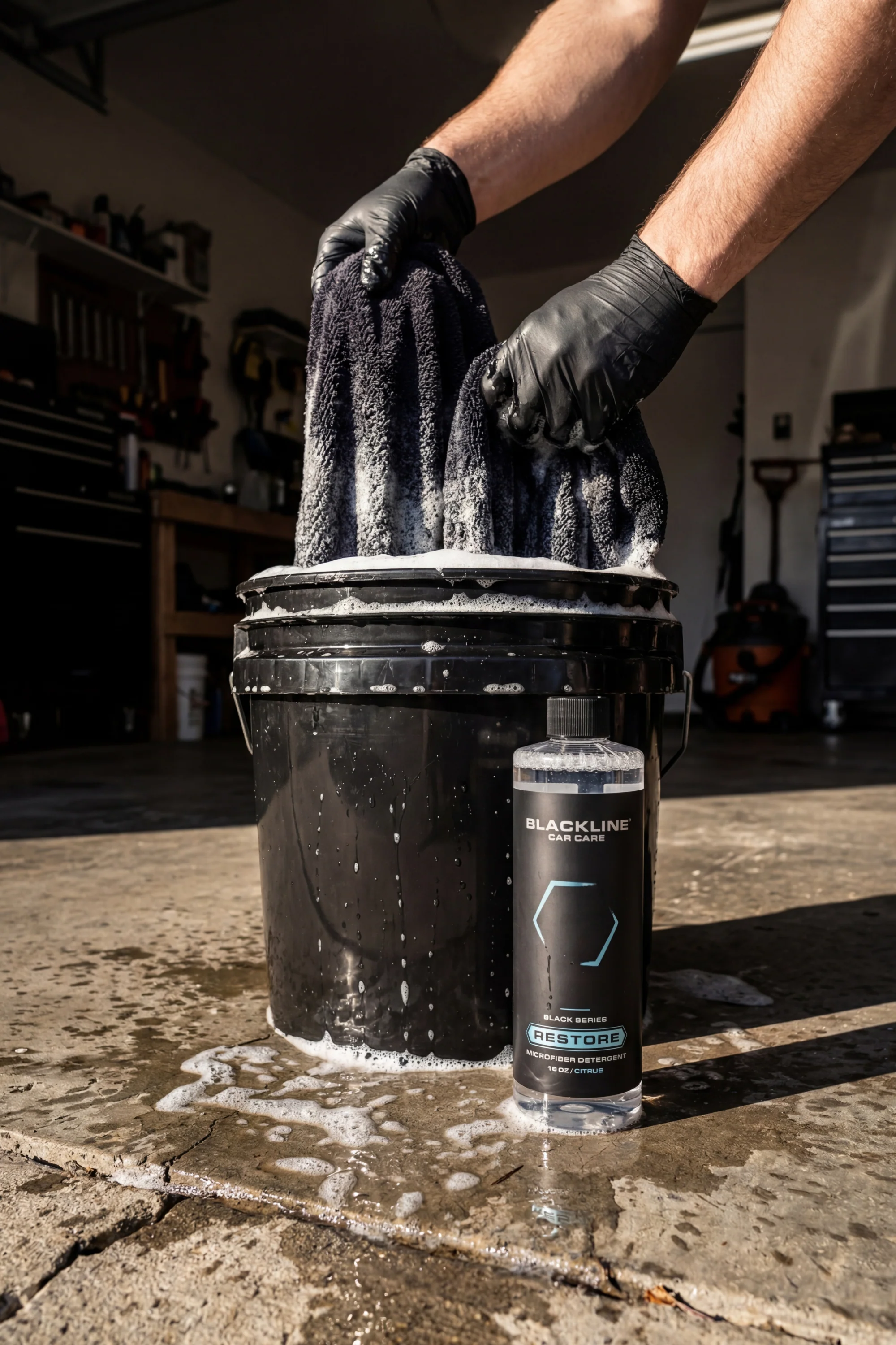 BLACKLINE® Restore Microfiber Detergent - Revitalize & Clean Towels - Image 4
