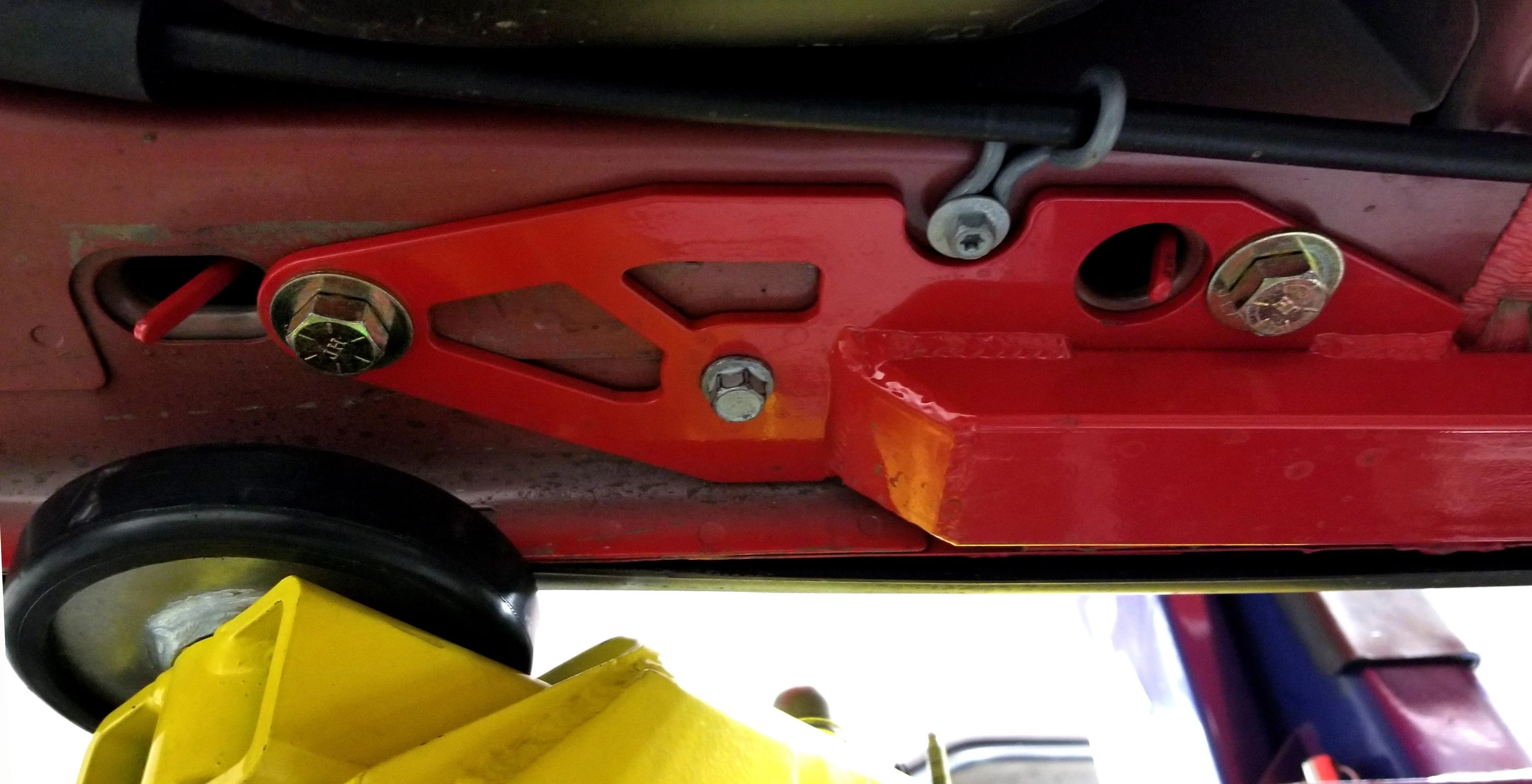 BMR Subframe Connectors Dodge Challenger (2008-2023) Bolt on - Black or Red SFC110 - Image 8