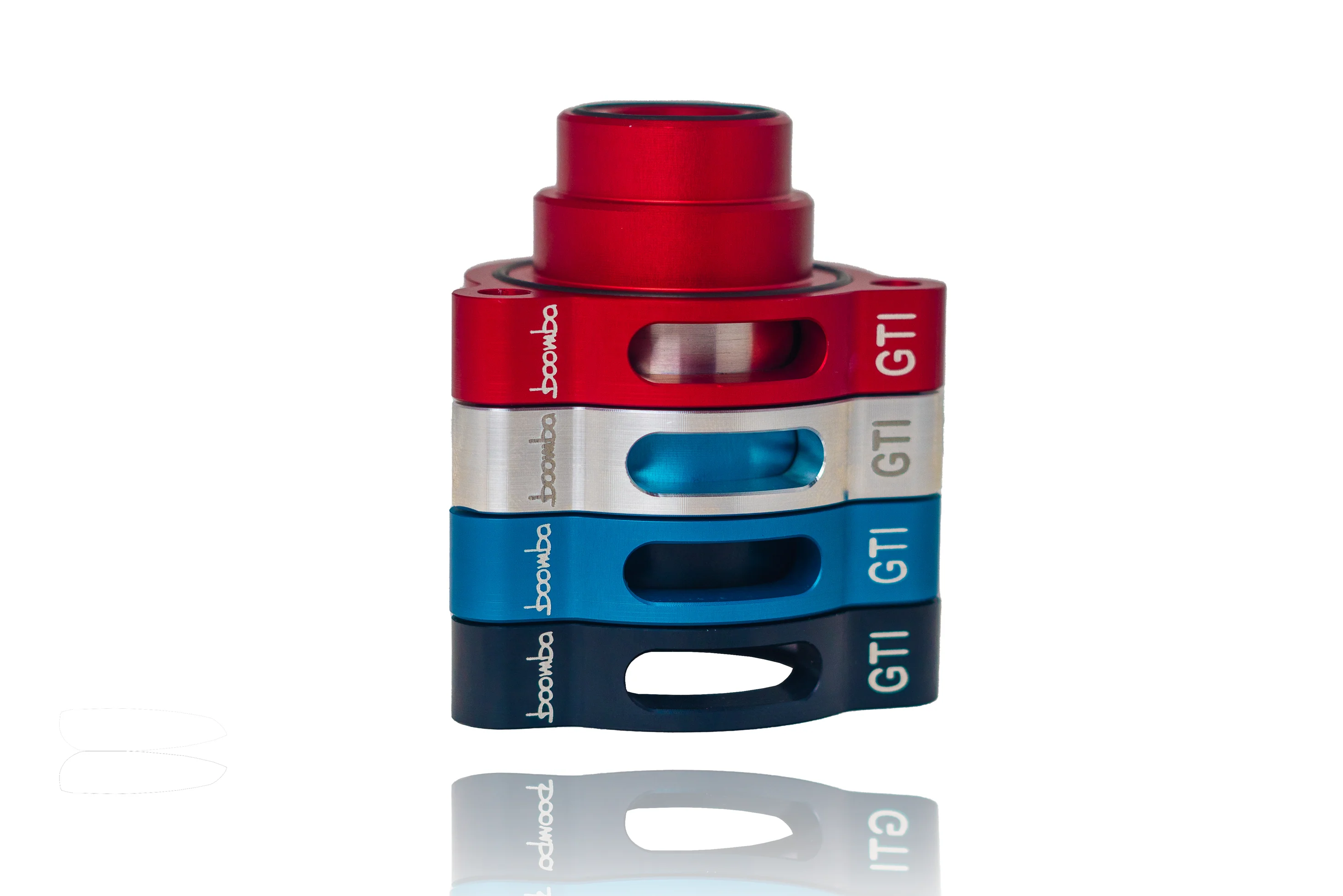Boomba Racing Adjustable BOV Adapter for VW GTI MK8 (2022-2024) Red / Blue / Black / Natural Aluminum - Image 2