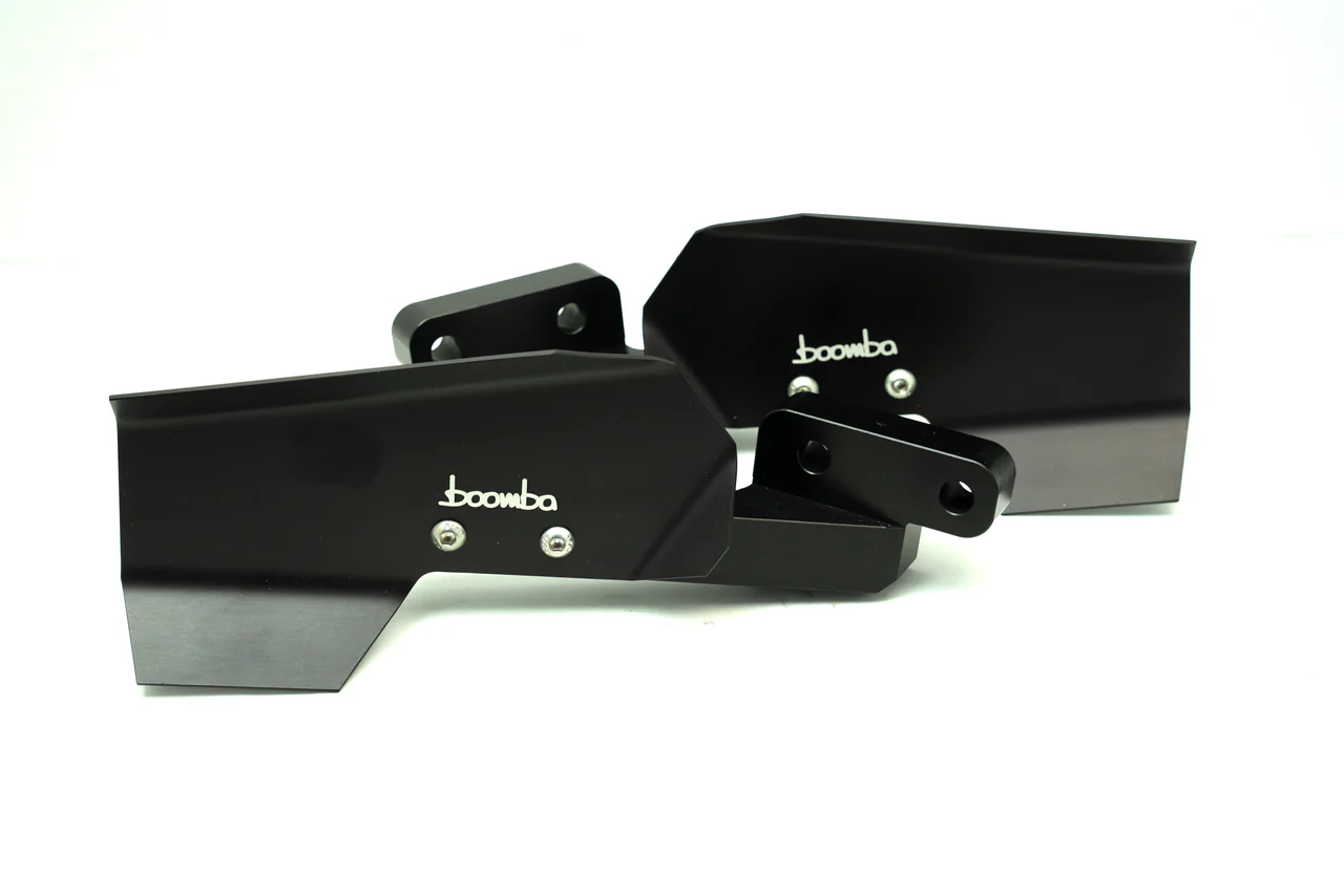 Boomba Racing Brake Cooling Deflector Subaru WRX VB (2022-2026) Blue / Red / Black / Natural Aluminum - Image 3