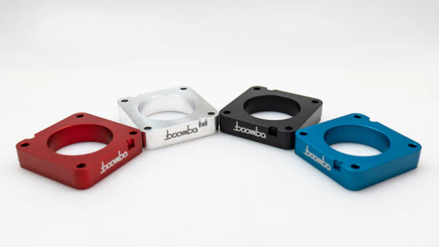 Boomba Racing Intake Manifold & Throttle Body Spacer for Toyota GR Corolla (2023-2026) Black / Red / Blue / Natural Aluminum - Image 3