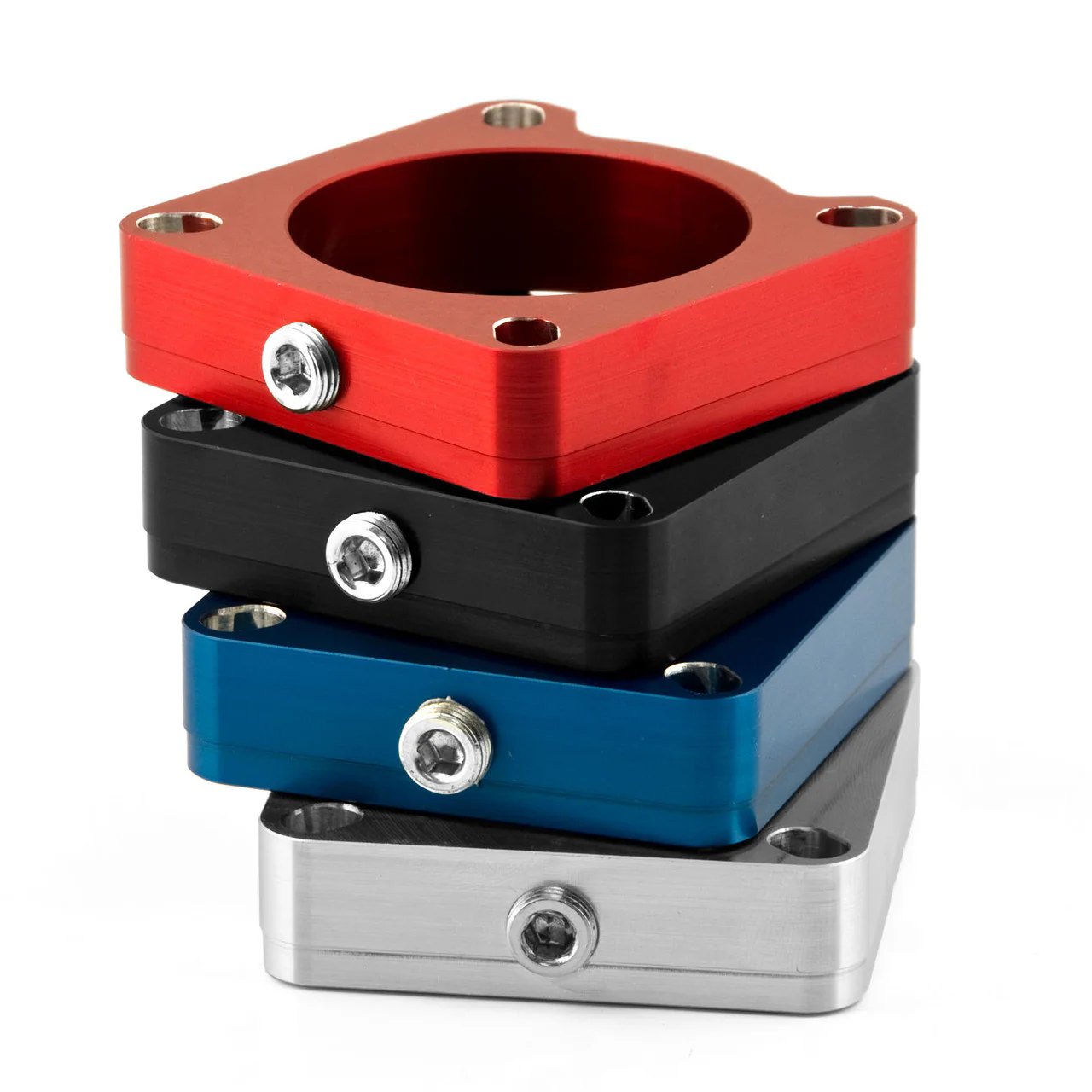 Boomba Racing Throttle Body Spacer for Ford Fusion 1.5L (2015-2020) Black / Red / Blue / Natural Aluminum - Image 6