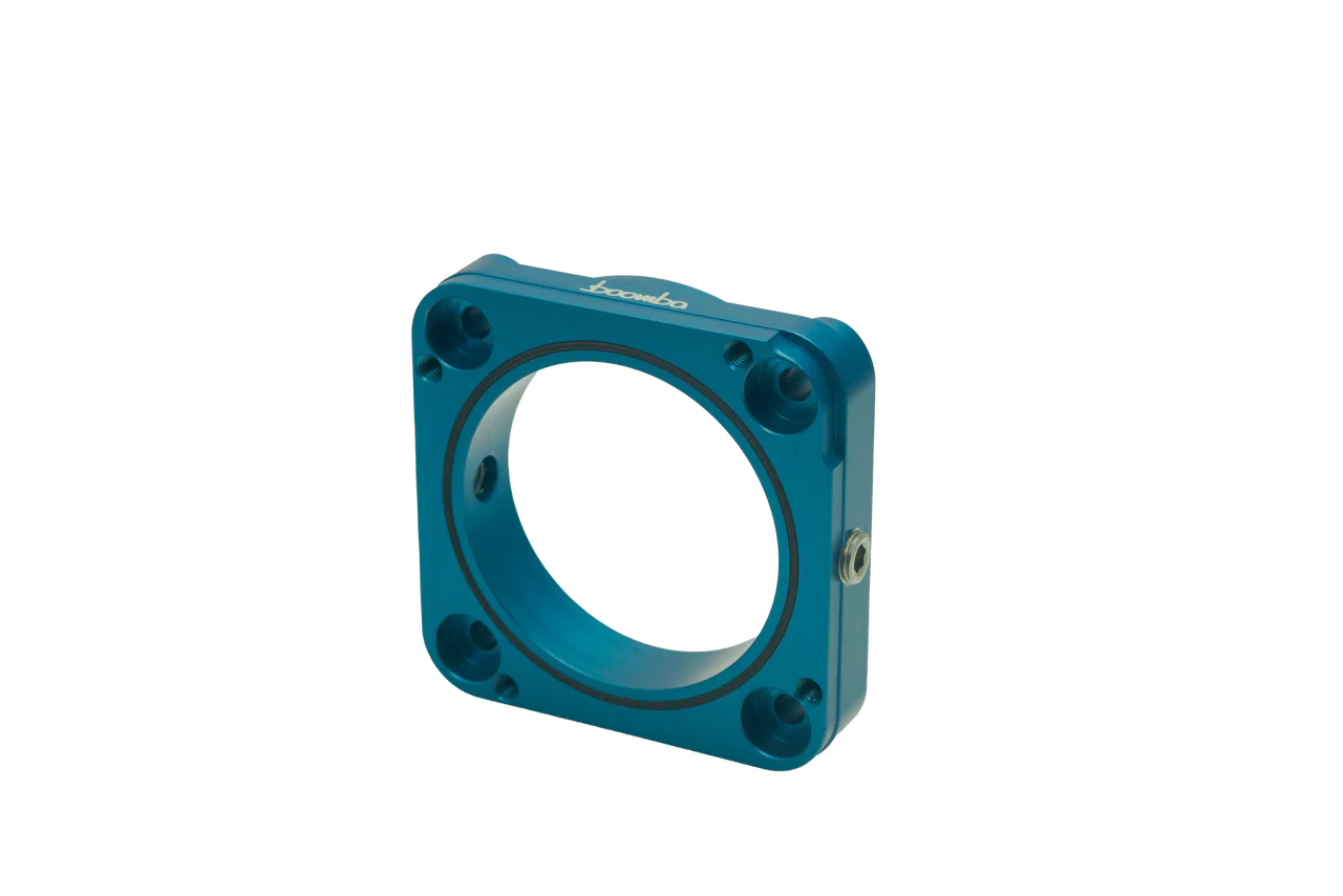 Boomba Racing Throttle Body Spacer Ford Bronco 2.3L EcoBoost (2021-2026) Black / Red / Blue / Natural Aluminum - Image 5